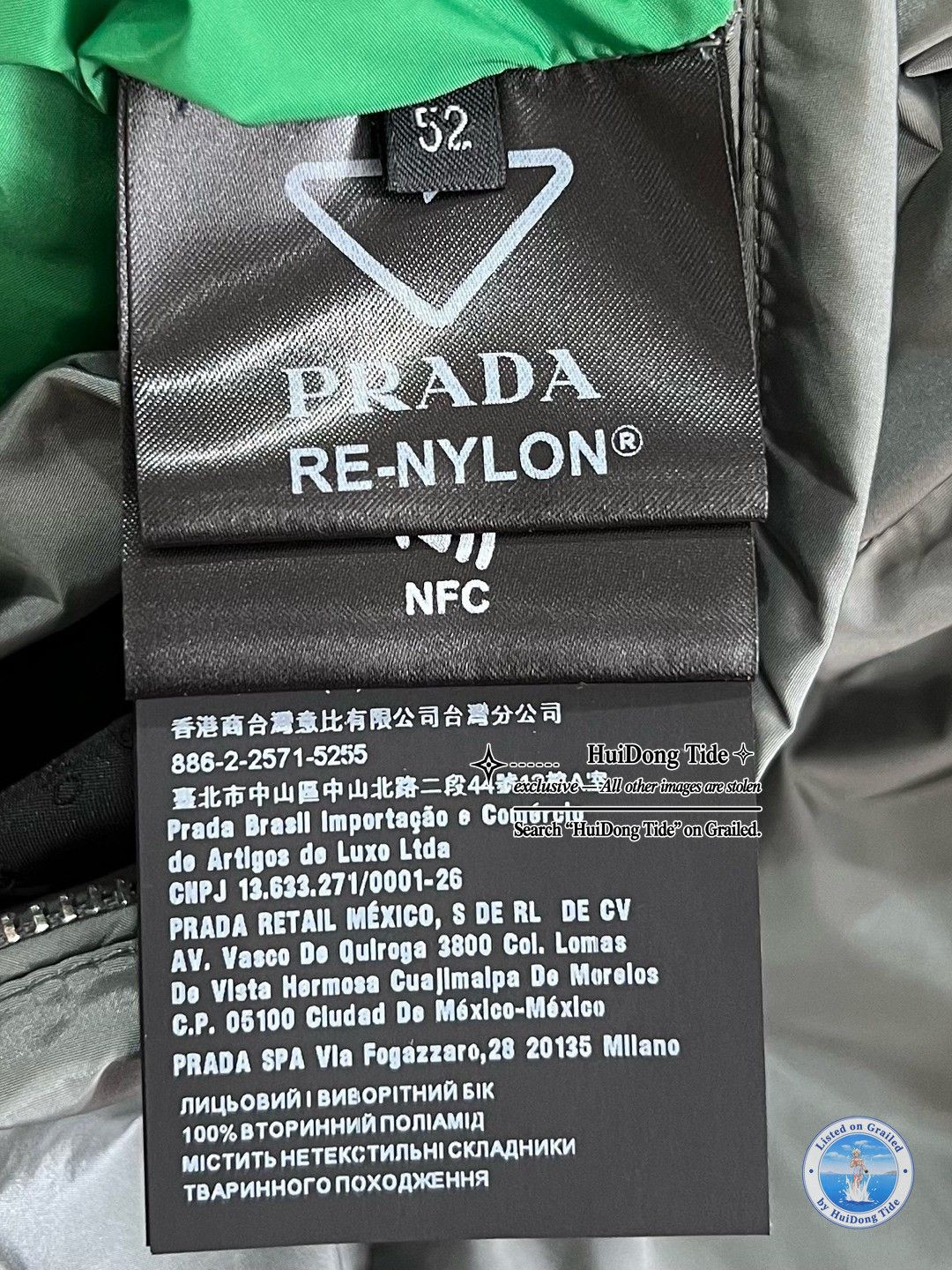 Prada Prada Re-Nylon Stand Collar Jacket Size 52 Size US L / EU 52-54 / 3 - 5 Thumbnail