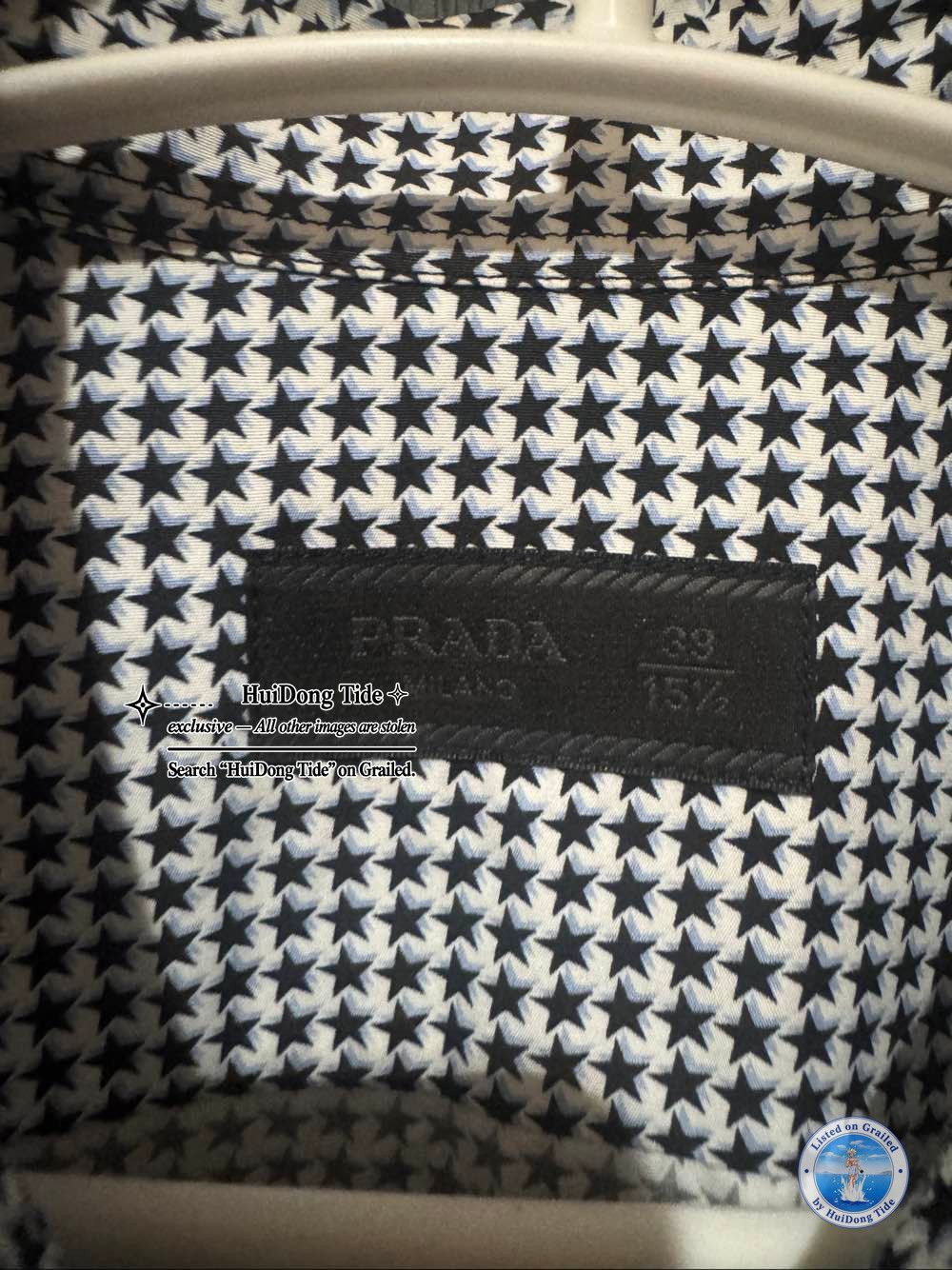 Prada Prada Star Print Button Up Shirt Size M Size US M / EU 48-50 / 2 - 4 Thumbnail