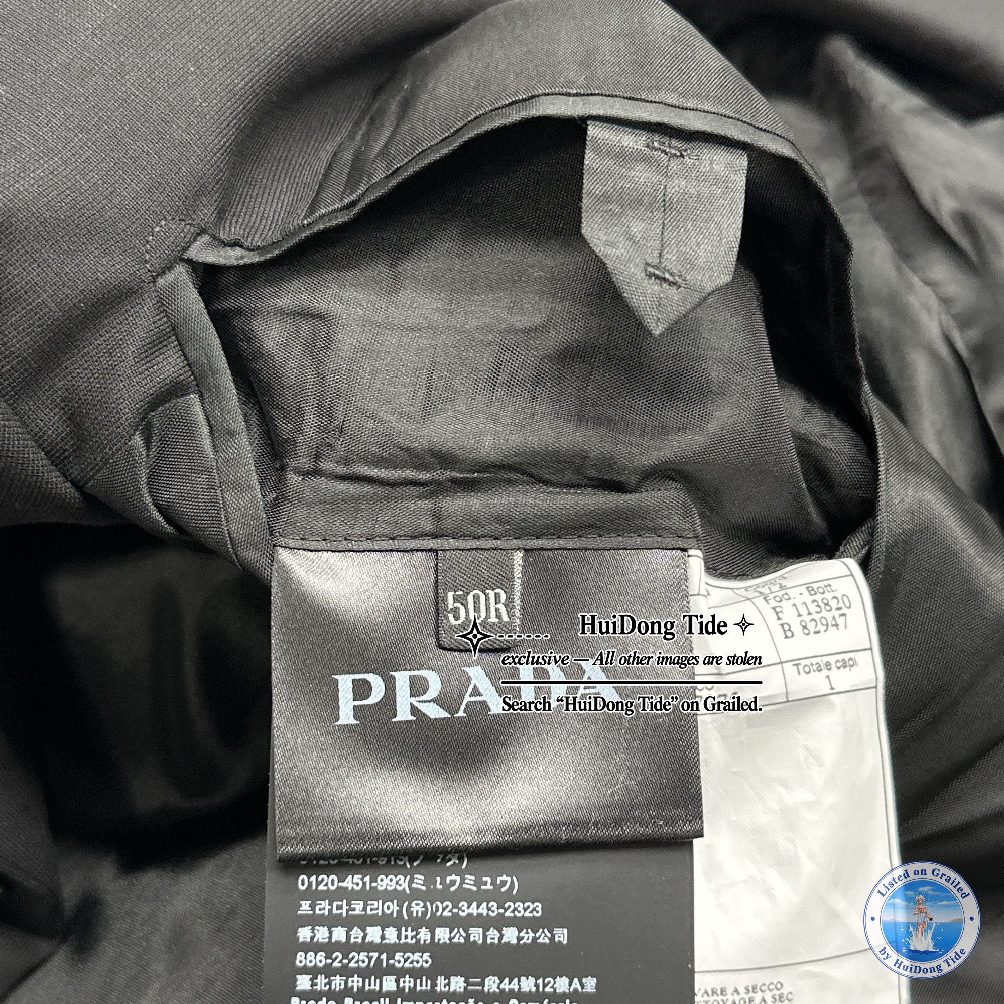 Prada Prada Solid Black Blazer Size 40R Size 40R - 4 Thumbnail