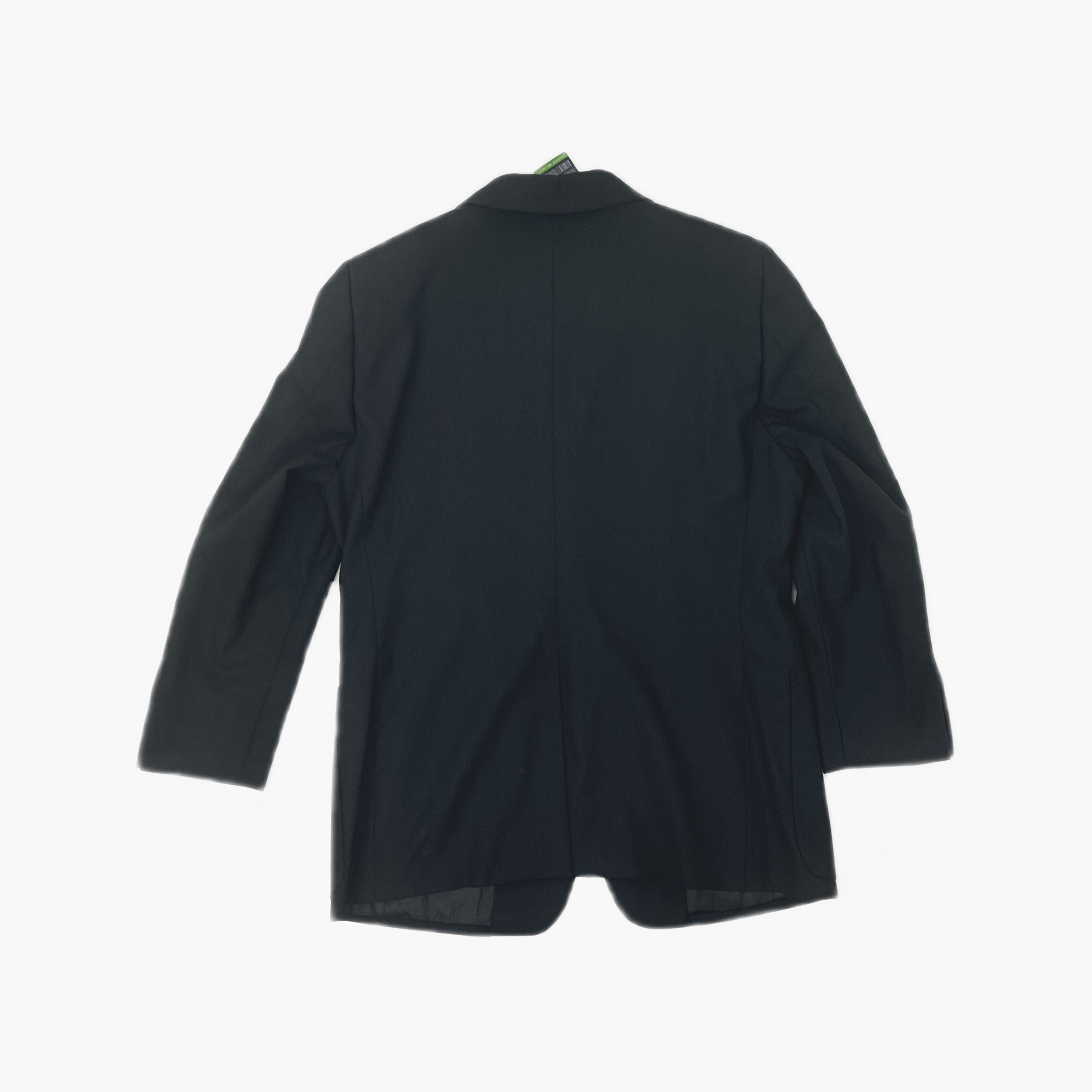 Prada Prada Solid Black Blazer Size 40R Size 40R - 2 Thumbnail