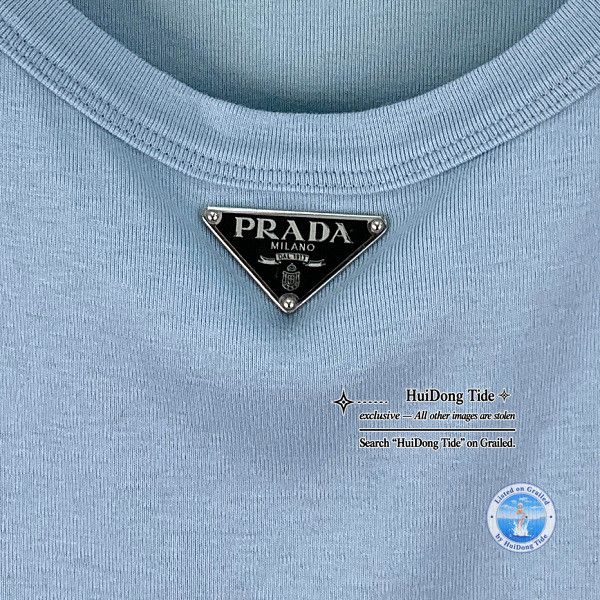 Prada Prada Logo Plaque Tank Top Size 38 Size XS / US 0-2 / IT 36-38 - 7 Thumbnail