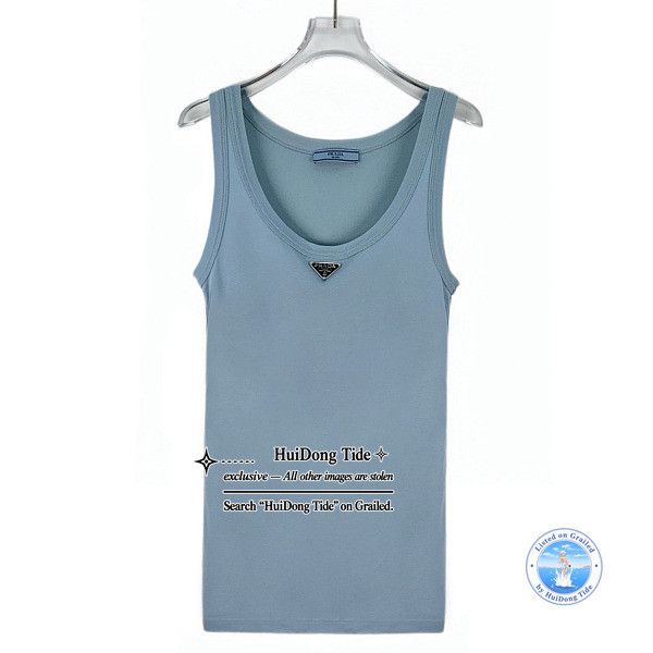 Prada Prada Logo Plaque Tank Top Size 38 Size XS / US 0-2 / IT 36-38 - 11 Thumbnail