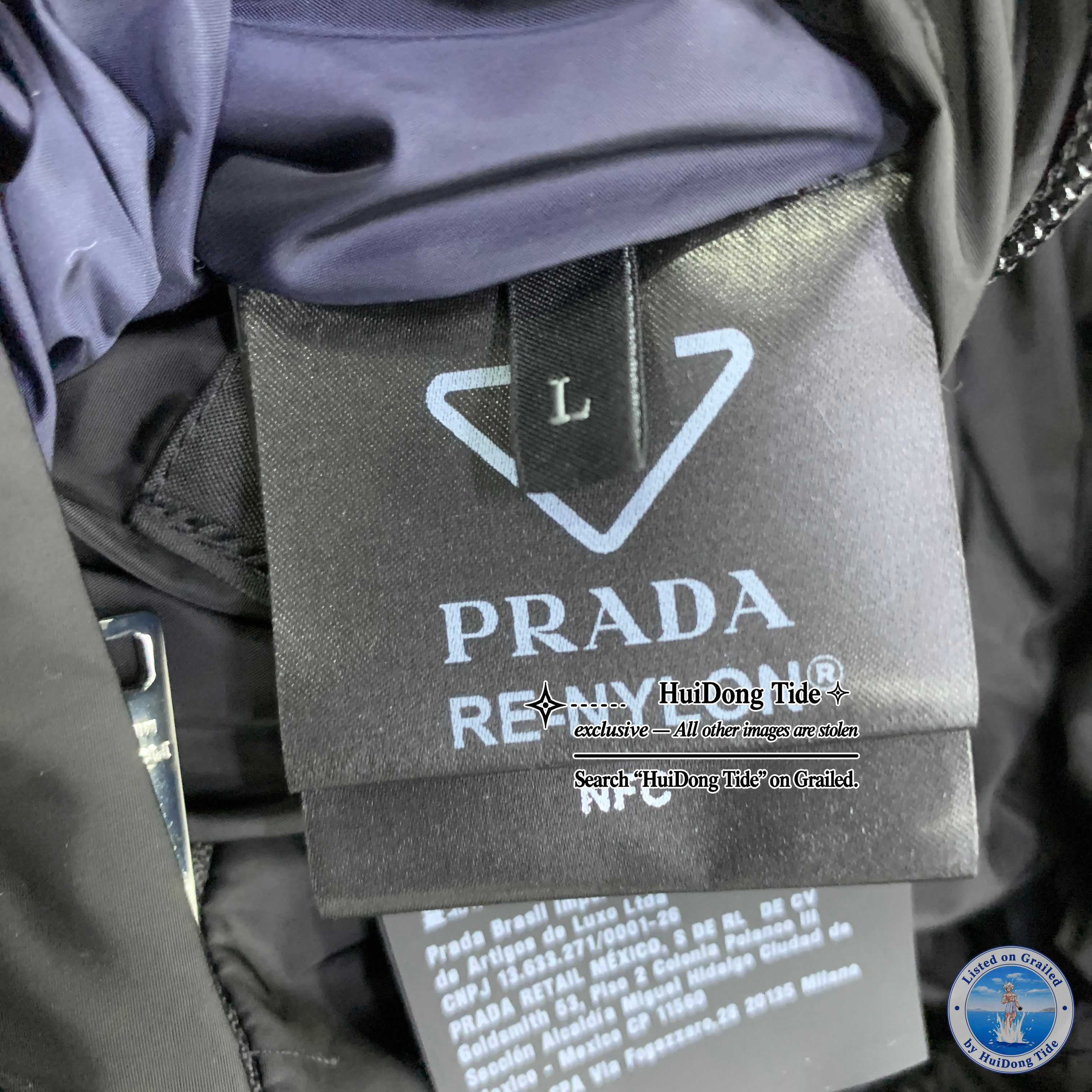 Prada Prada Re-Nylon Logo Zip Jacket Size L Size US L / EU 52-54 / 3 - 2 Thumbnail