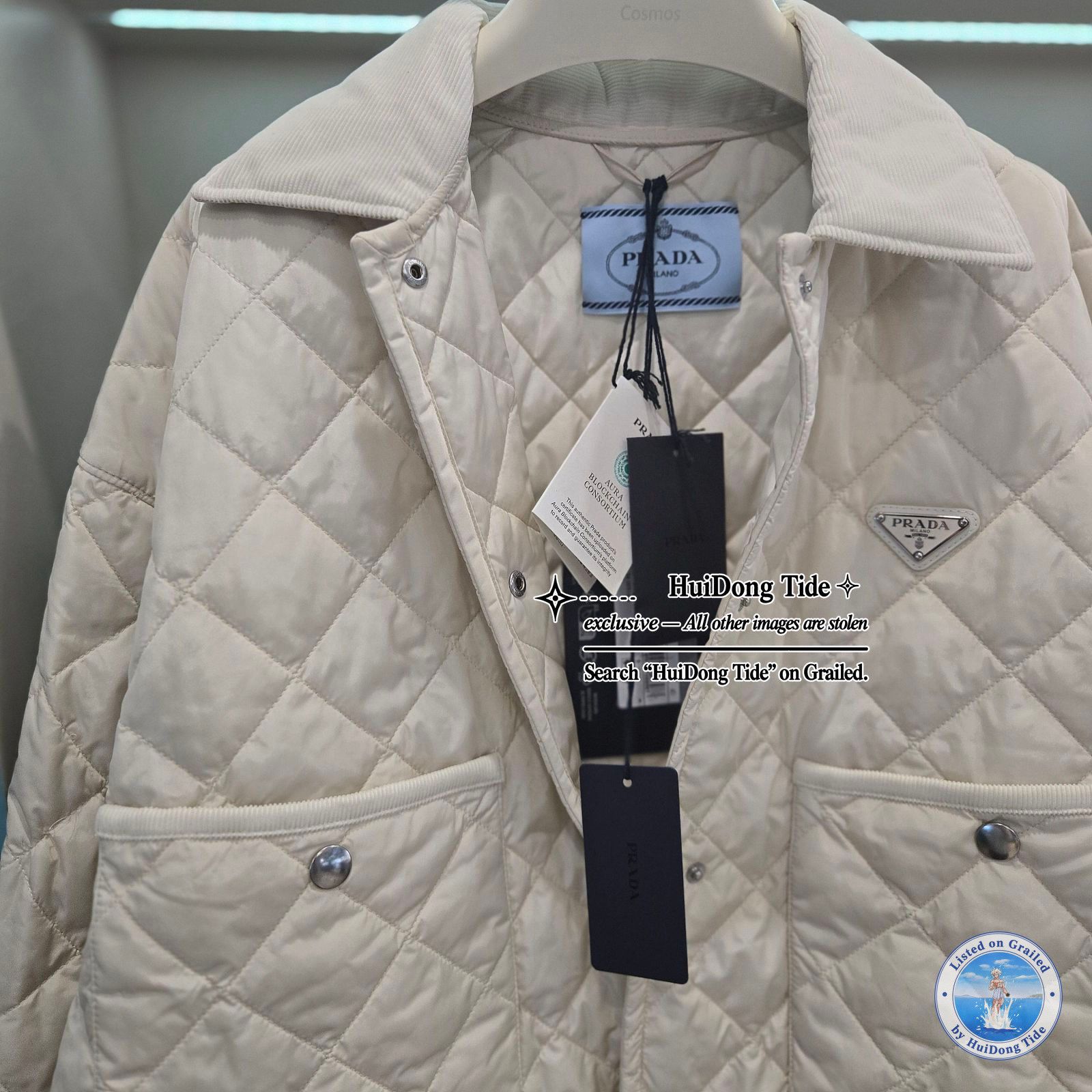 Prada Prada Re-Nylon Quilted Logo Jacket Size 40 Size S / US 4 / IT 40 - 4 Thumbnail