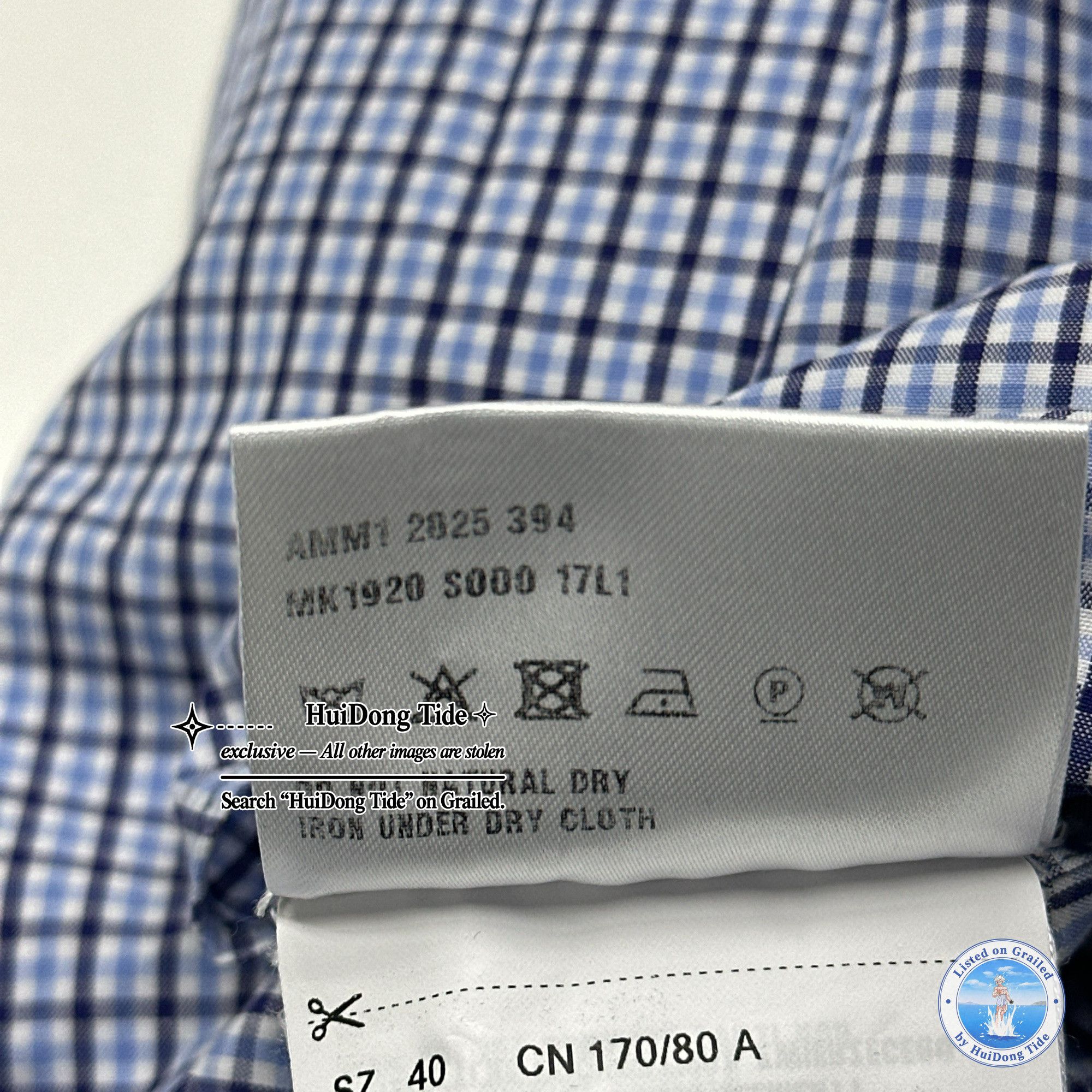Miu Miu Miu Miu Gingham Check Logo Button Up Shirt Size 40 Size S / US 4 / IT 40 - 3 Thumbnail