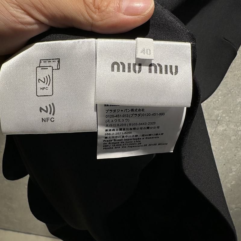 Miu Miu Miu Miu Logo Strap Mini Dress Size 40 Size S / US 4 / IT 40 - 5 Thumbnail