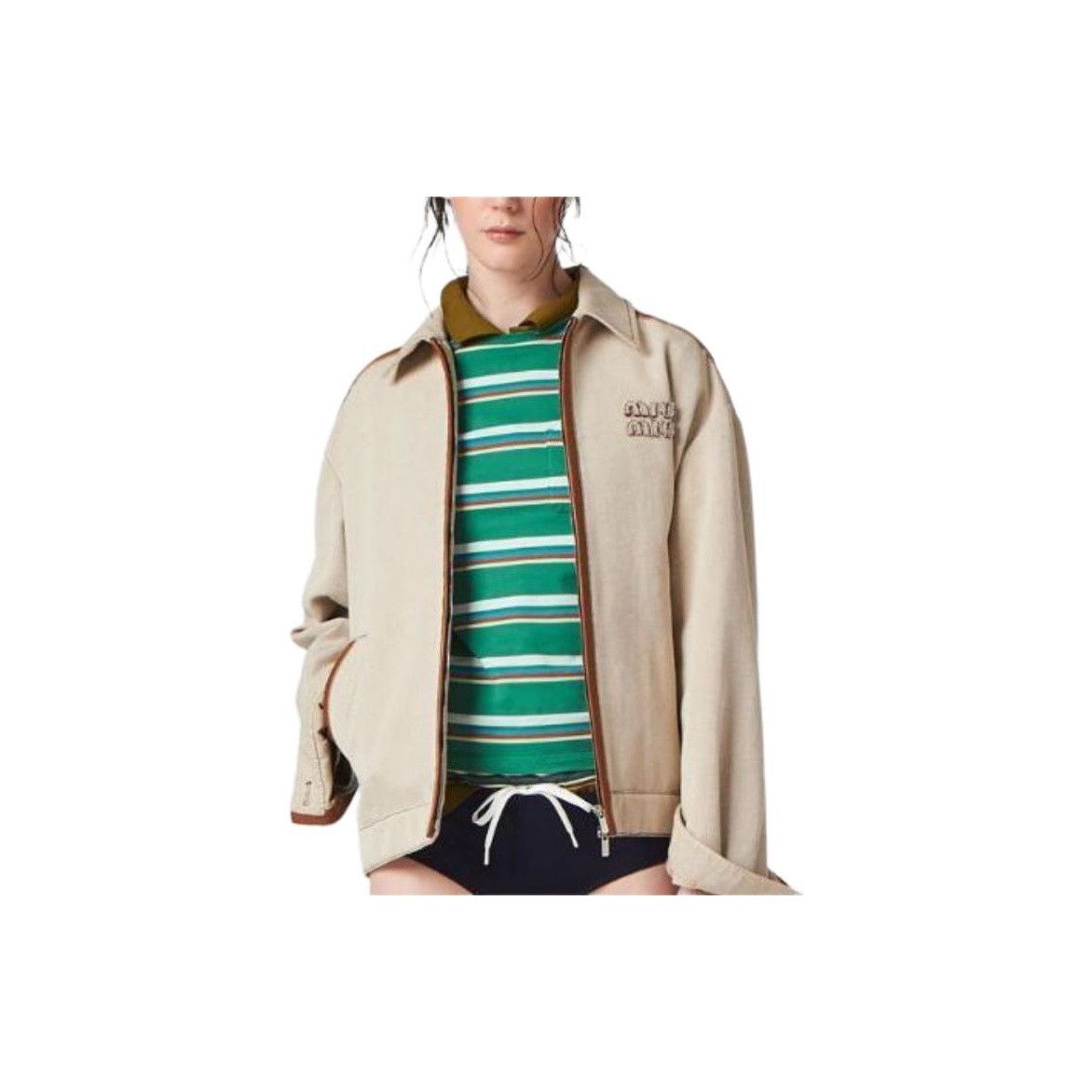 Miu Miu Miu Miu Striped Logo Pocket T-Shirt Size S Size S / US 4 / IT 40 - 11 Thumbnail