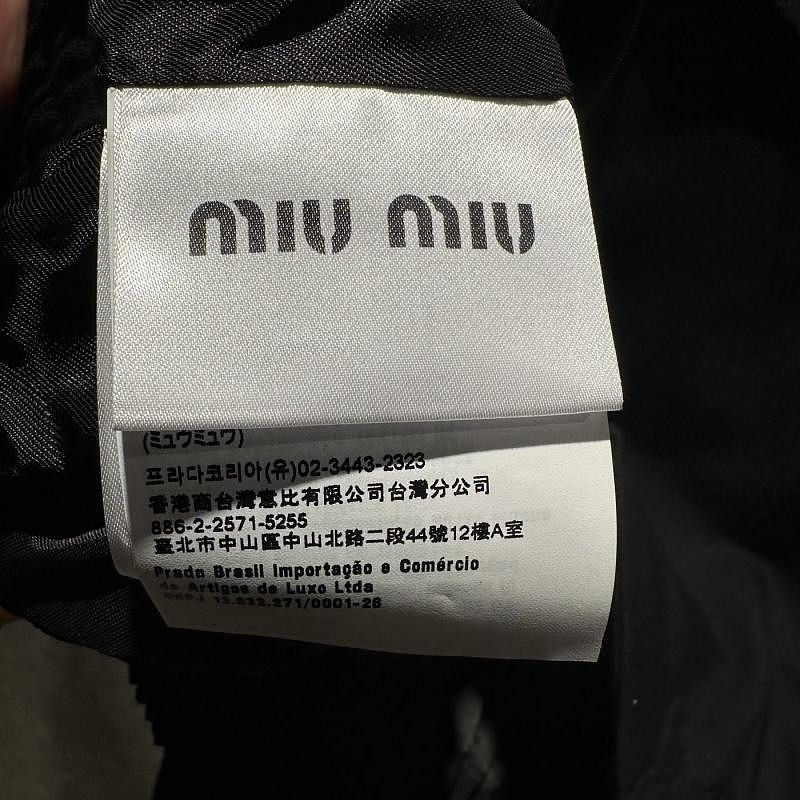Miu Miu Miu Miu Wool Logo Zip Jacket Size 38 Size XS / US 0-2 / IT 36-38 - 5 Thumbnail