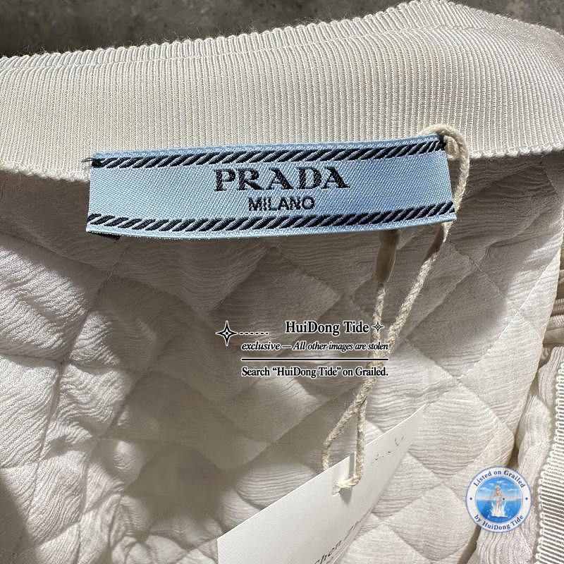 Prada Prada Floral Quilted Midi Skirt Size 36 Size 25" / US 0 / IT 36 - 4 Thumbnail