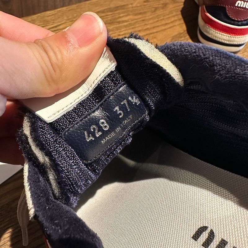 Miu Miu MIU MIU Suede Panel Sneakers it 37.5 Size US 7.5 / IT 37.5 - 6 Thumbnail