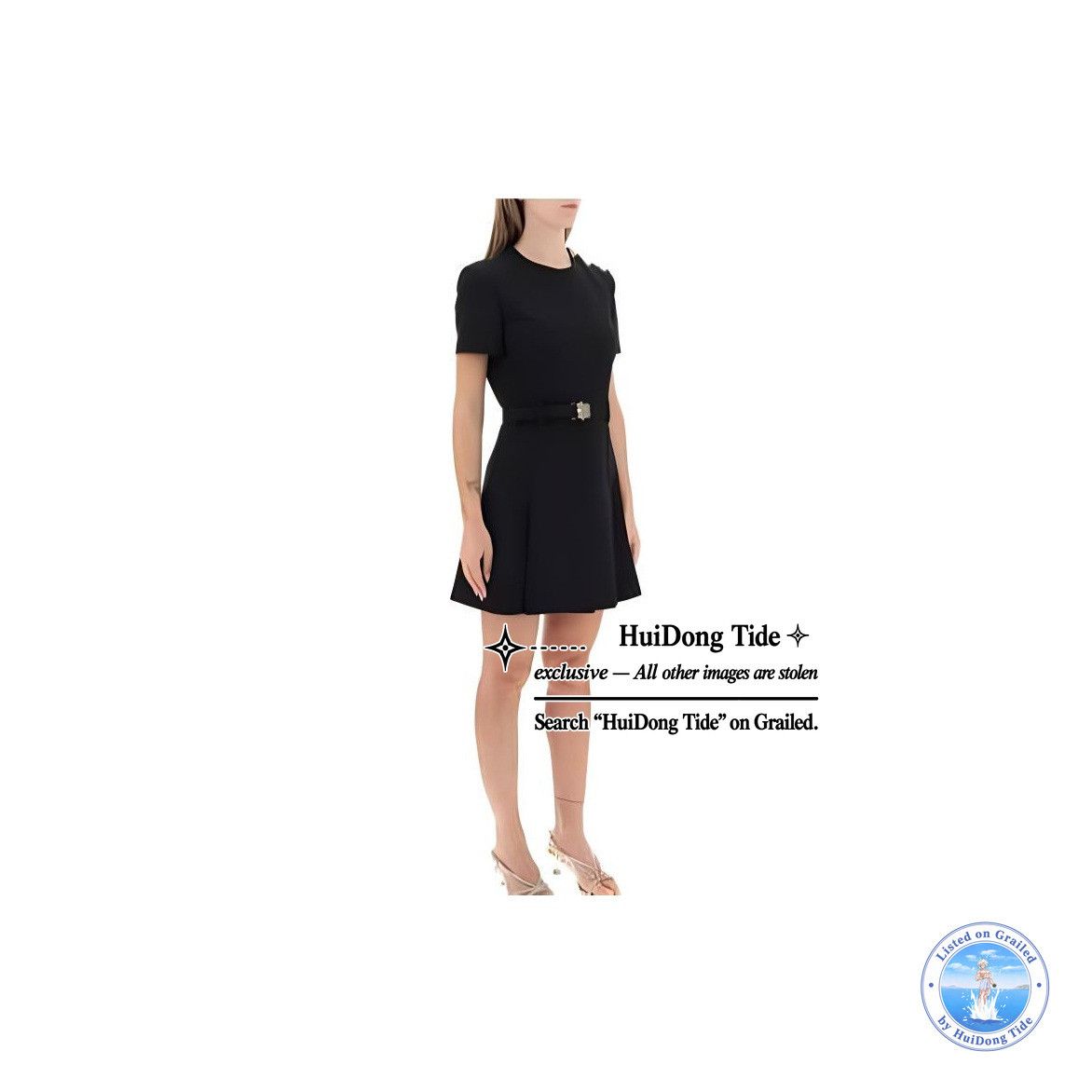 Miu Miu Miu Miu Logo Belted Mini Dress Size 42 Size M / US 6-8 / IT 42-44 - 10 Thumbnail