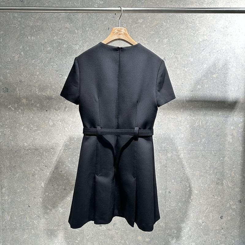 Miu Miu Miu Miu Logo Belted Mini Dress Size 42 Size M / US 6-8 / IT 42-44 - 3 Thumbnail