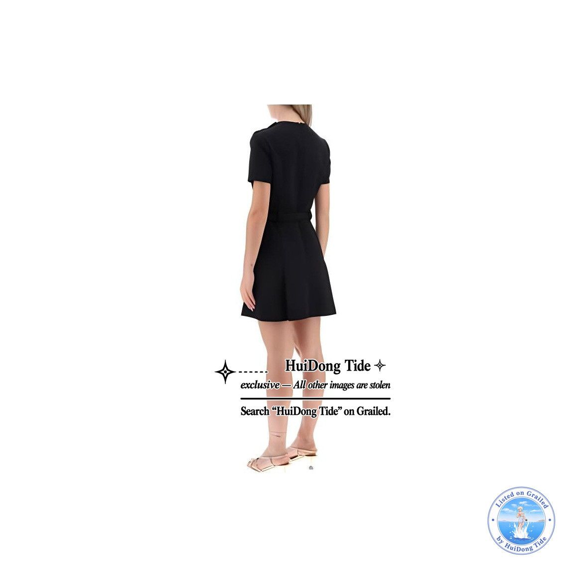 Miu Miu Miu Miu Logo Belted Mini Dress Size 42 Size M / US 6-8 / IT 42-44 - 11 Thumbnail