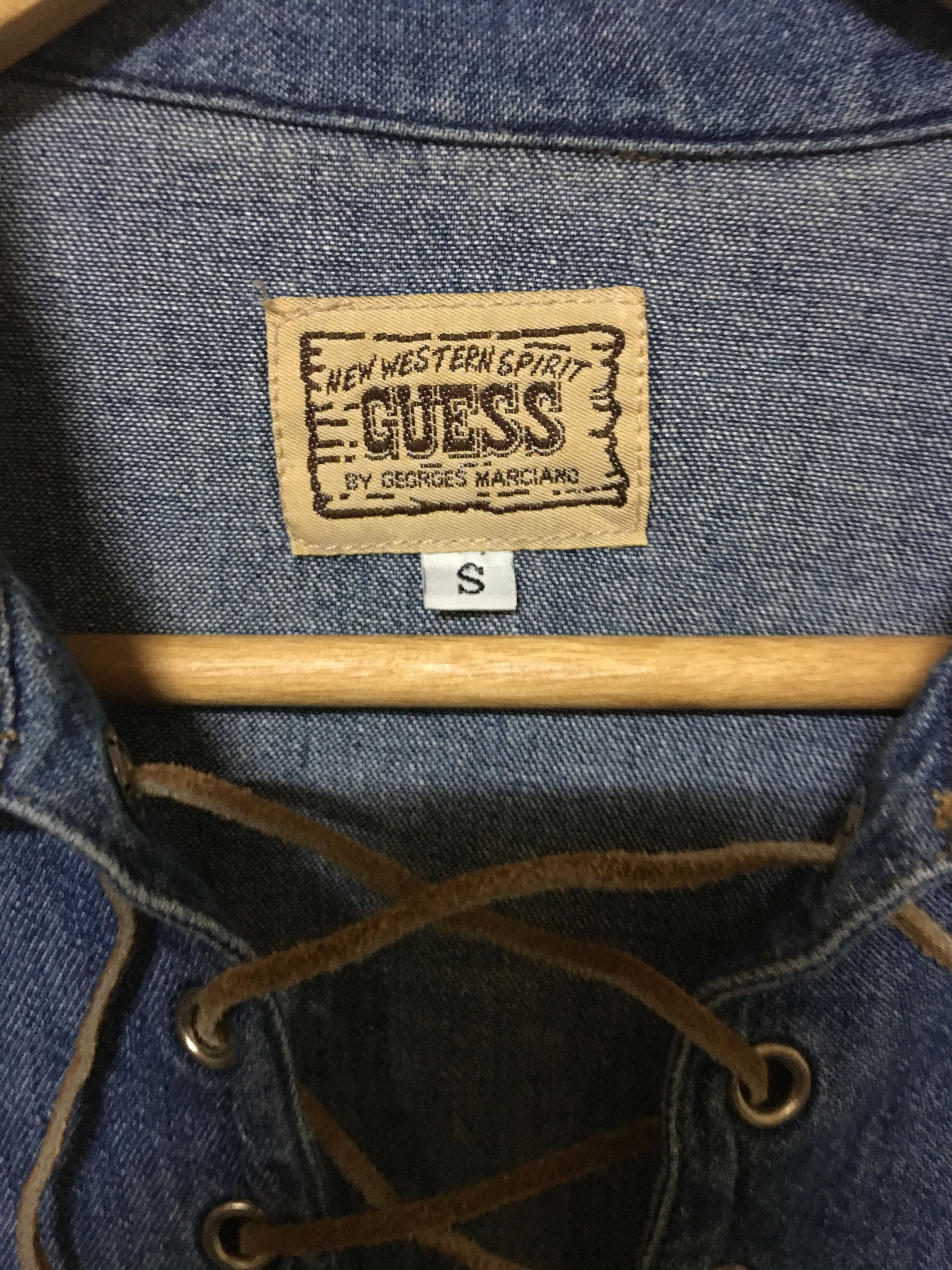 Guess Vintage Guess long sleeve Western Design Size US S / EU 44-46 / 1 - 7 Thumbnail