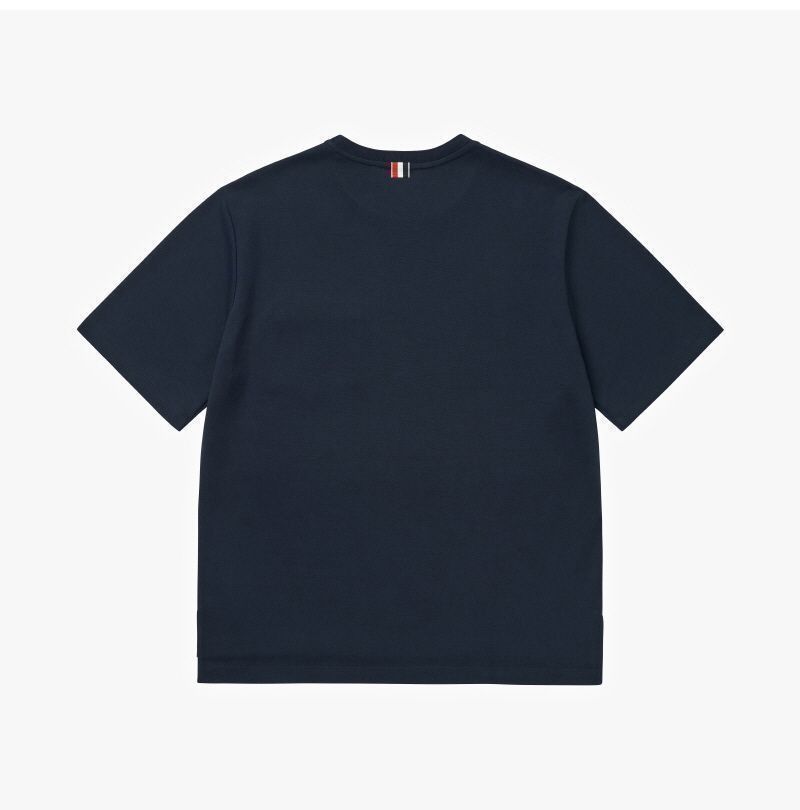 Thom Browne Short Sleeve Stripe Chest Pocket Men's T-Shirt Size US M / EU 48-50 / 2 - 5 Thumbnail