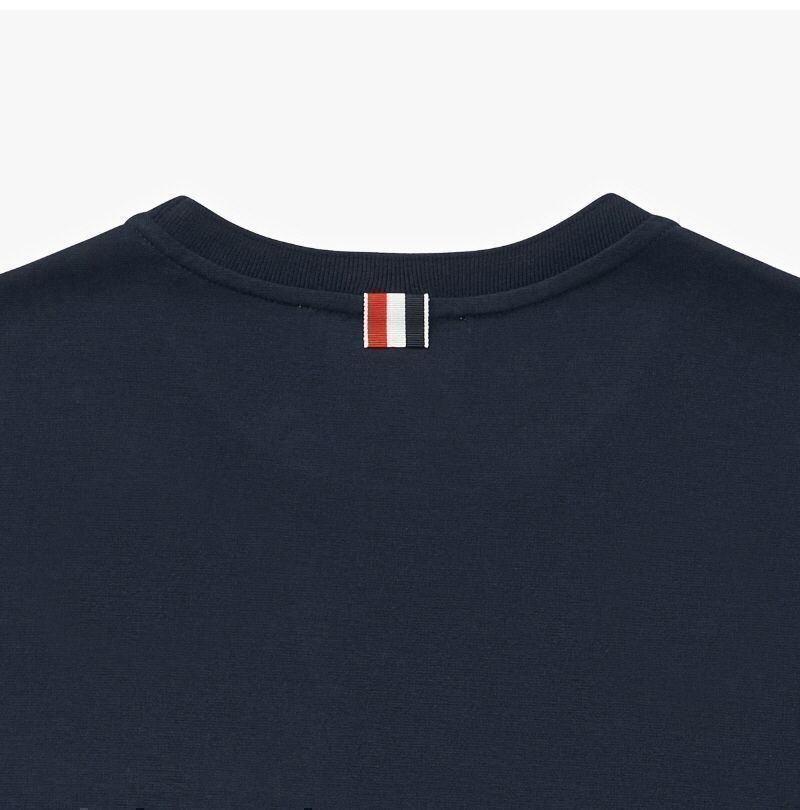 Thom Browne Short Sleeve Stripe Chest Pocket Men's T-Shirt Size US M / EU 48-50 / 2 - 7 Thumbnail