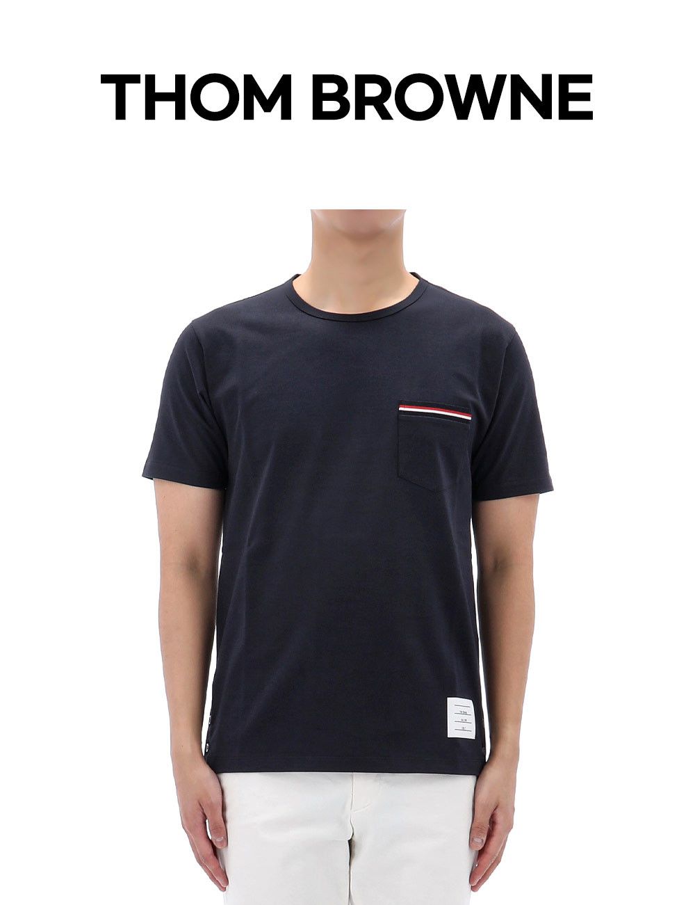 Thom Browne Lucky Chance Striped Pocket T-Shirt Size US M / EU 48-50 / 2 - 6 Thumbnail