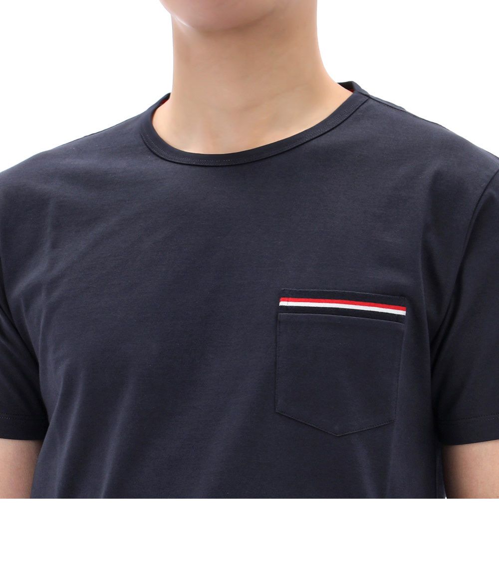 Thom Browne Lucky Chance Striped Pocket T-Shirt Size US M / EU 48-50 / 2 - 9 Thumbnail