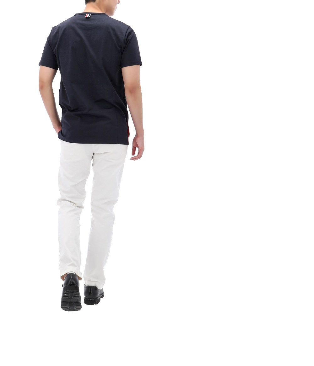 Thom Browne Lucky Chance Striped Pocket T-Shirt Size US M / EU 48-50 / 2 - 16 Thumbnail