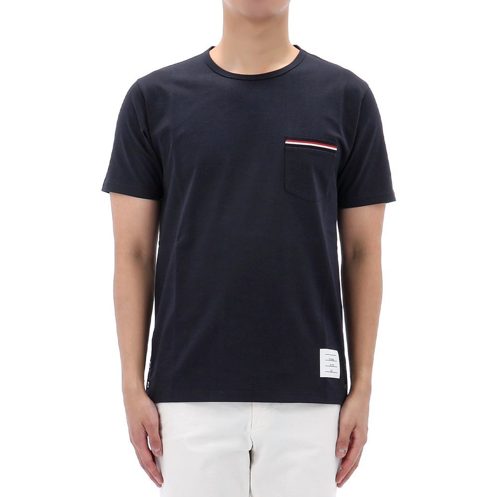 Thom Browne Lucky Chance Striped Pocket T-Shirt Size US M / EU 48-50 / 2 - 2 Thumbnail