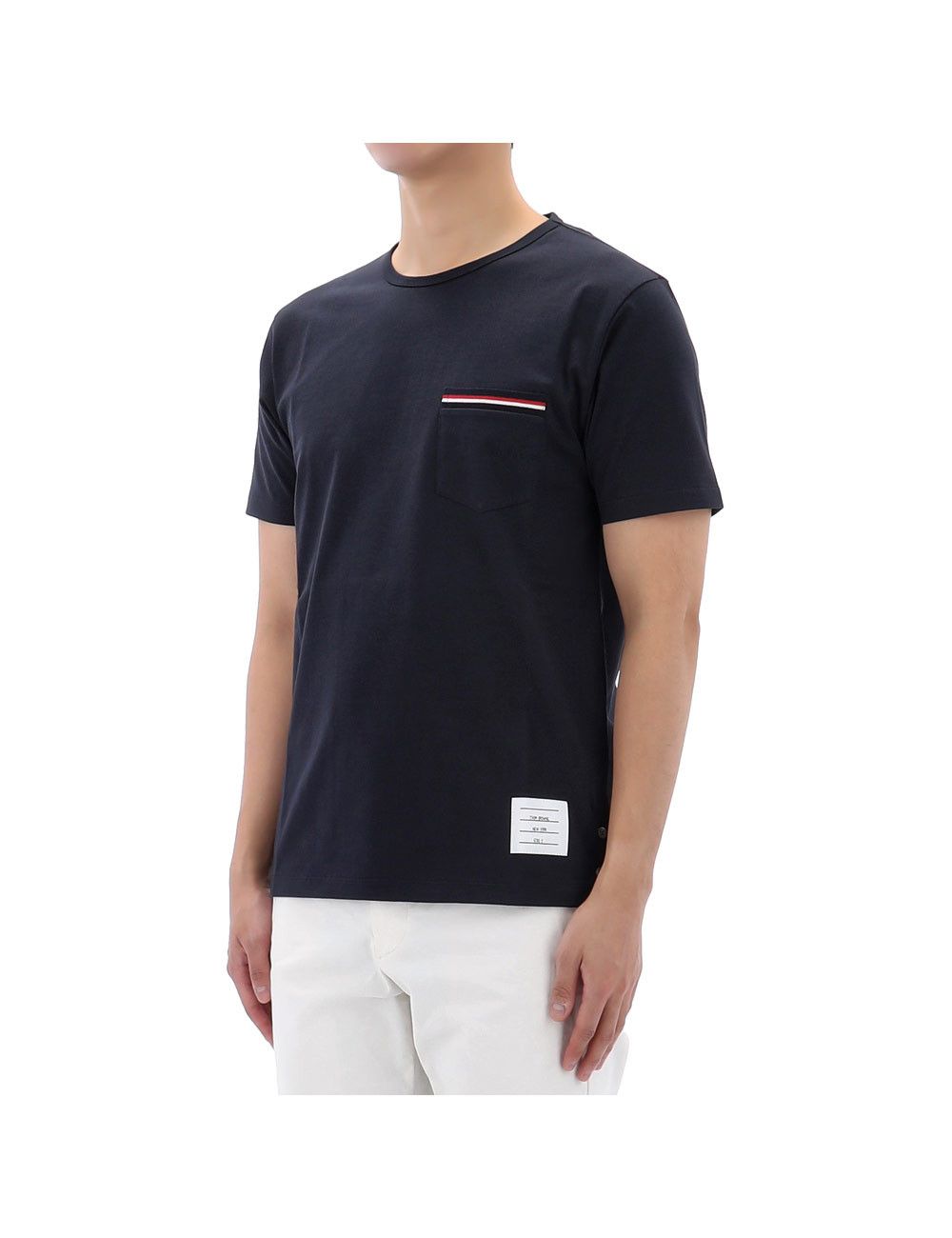 Thom Browne Lucky Chance Striped Pocket T-Shirt Size US M / EU 48-50 / 2 - 7 Thumbnail