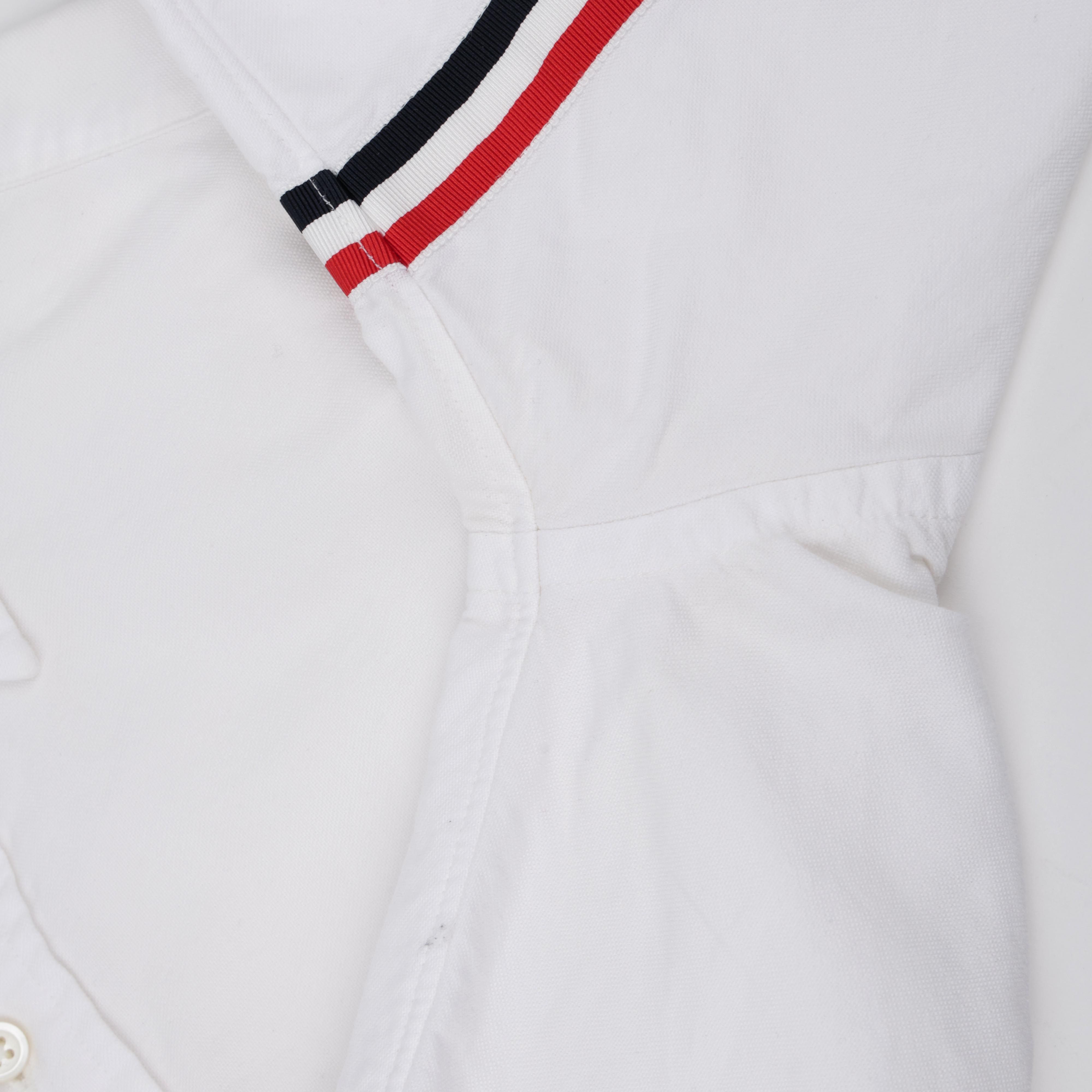 Thom Browne Cotton Armband Shirt White Size US M / EU 48-50 / 2 - 11 Thumbnail