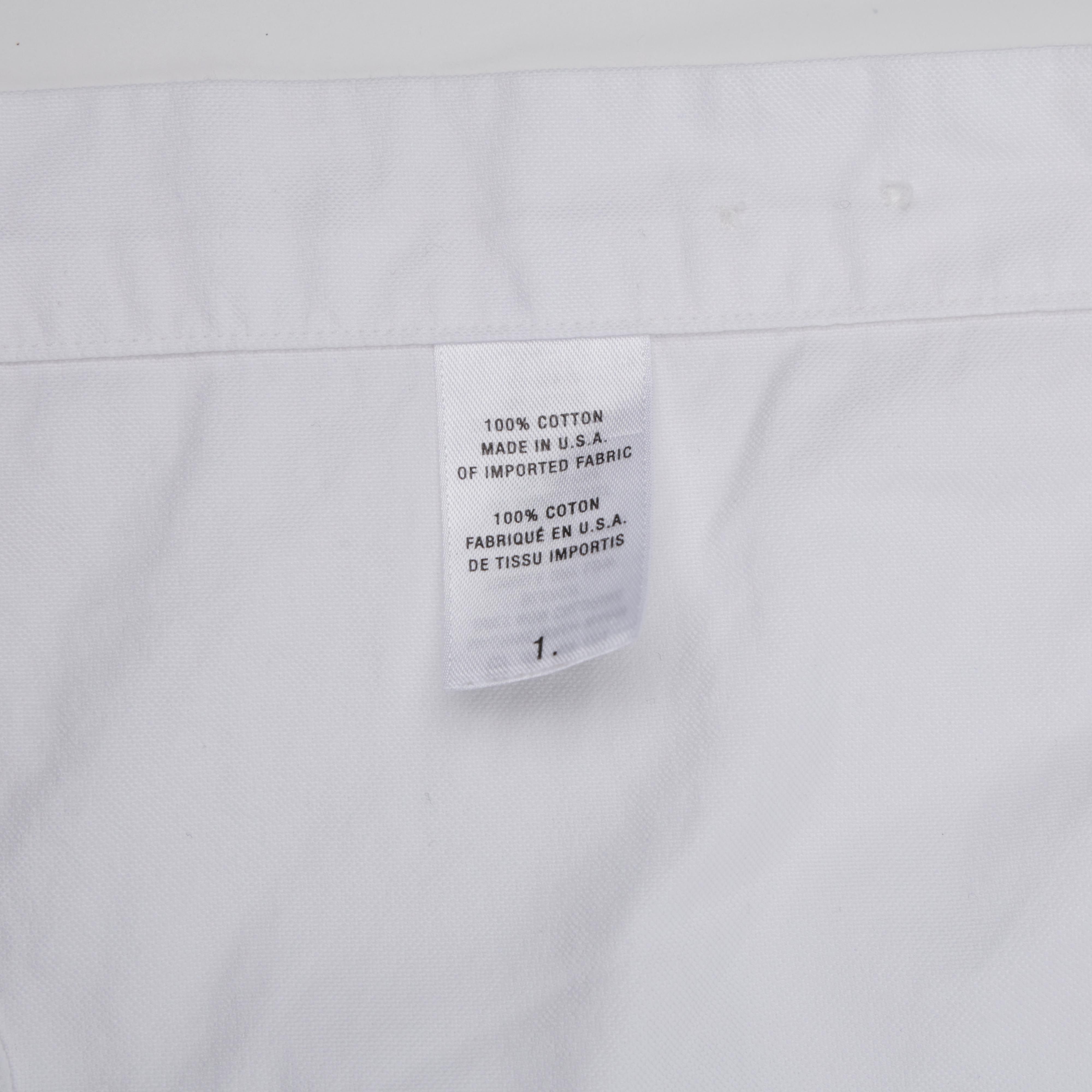 Thom Browne Cotton Armband Shirt White Size US M / EU 48-50 / 2 - 20 Thumbnail