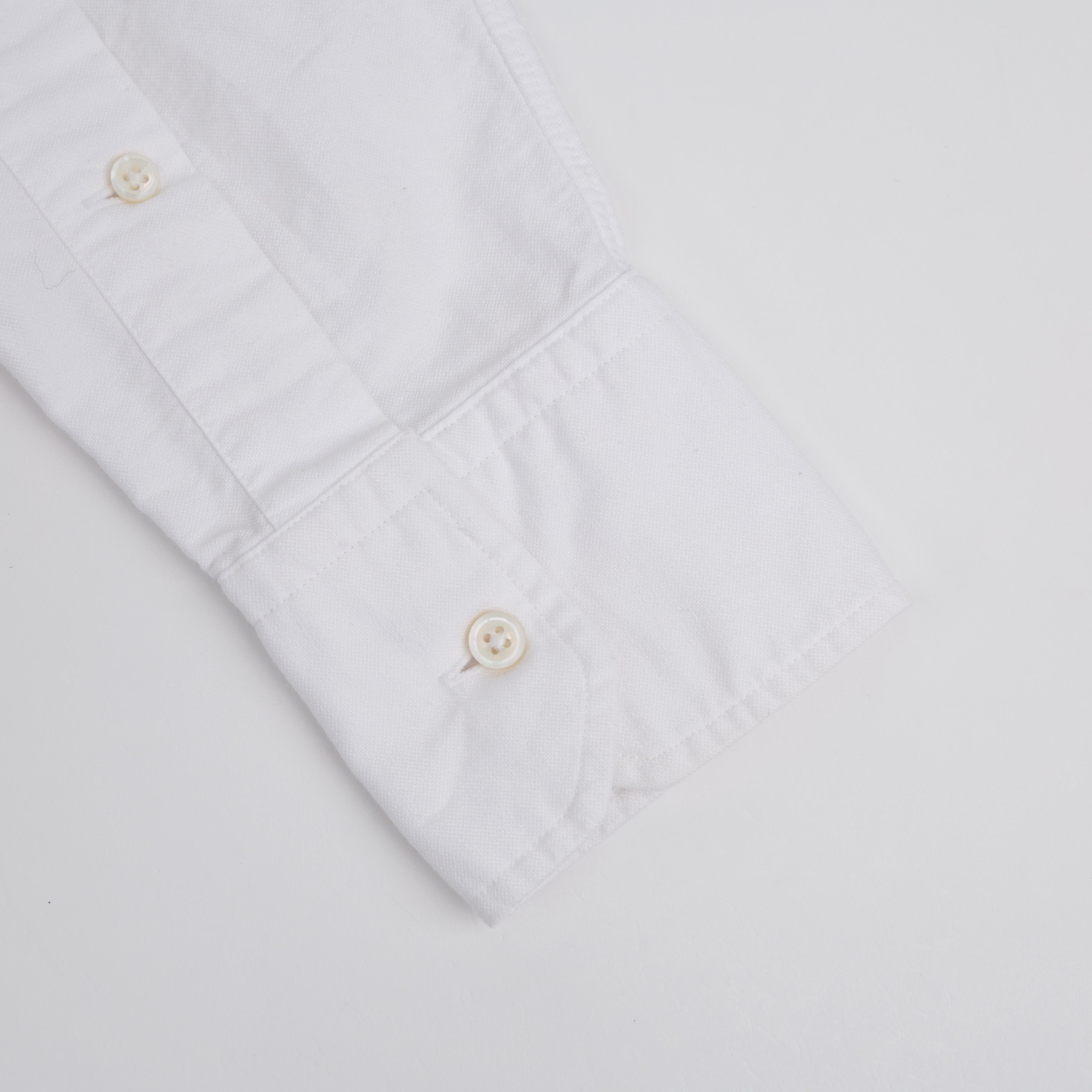 Thom Browne Cotton Armband Shirt White Size US M / EU 48-50 / 2 - 9 Thumbnail