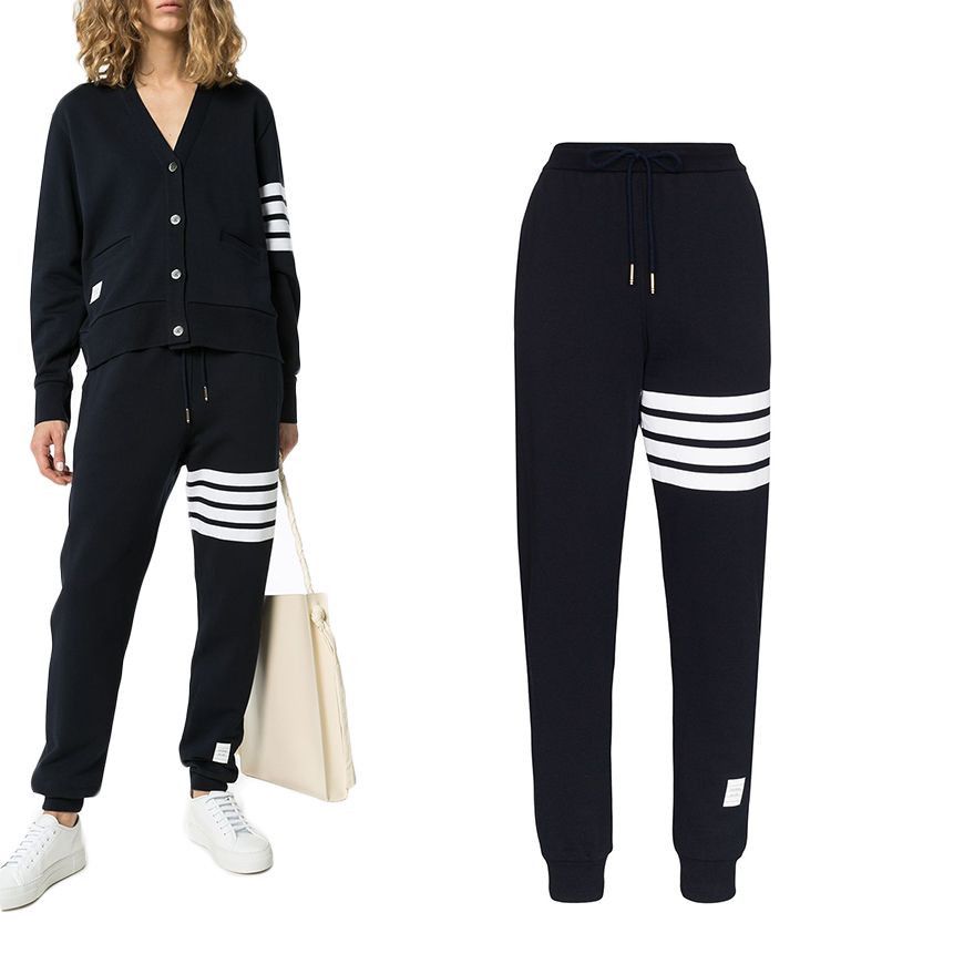 Thom Browne Women's Diagonal Training Pants Size 26" / US 2 / IT 38 - 2 Thumbnail