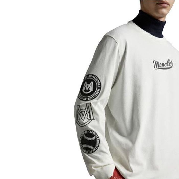Moncler Moncler Printed Logo Oversized Long Sleeveless Size US XL / EU 56 / 4 - 14 Thumbnail