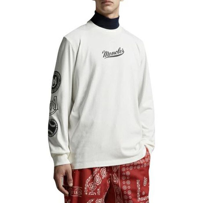 Moncler Moncler Printed Logo Oversized Long Sleeveless Size US XL / EU 56 / 4 - 12 Thumbnail