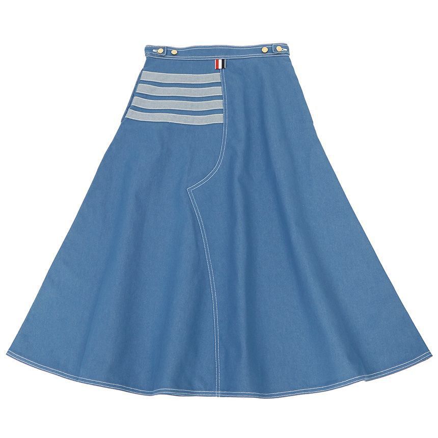 Thom Browne Women's Long Skirt Size 26" / US 2 / IT 38 - 4 Thumbnail