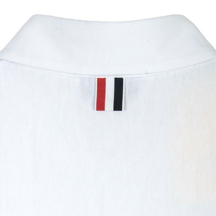 Thom Browne Men's Polo T-Shirt White Size US M / EU 48-50 / 2 - 5 Thumbnail