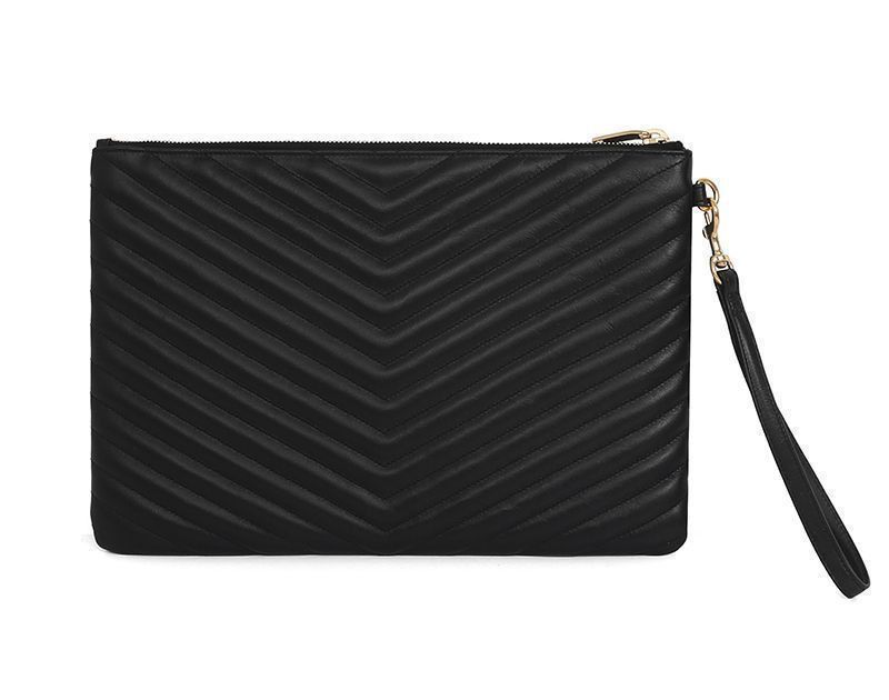 Yves Saint Laurent Monogram Matelassé Logo Clutch Size ONE SIZE - 7 Thumbnail