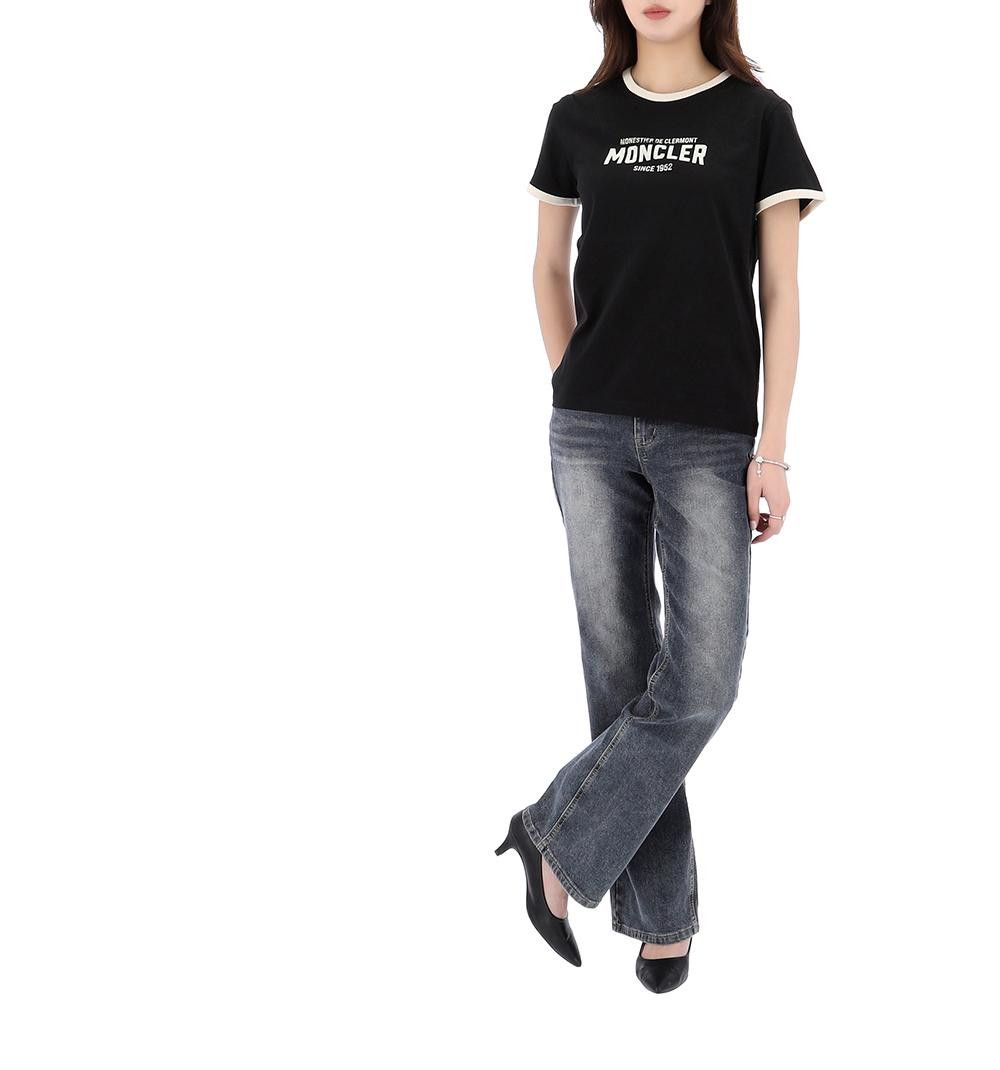 Moncler Contrast Logo T-Shirt Size S / US 4 / IT 40 - 10 Thumbnail