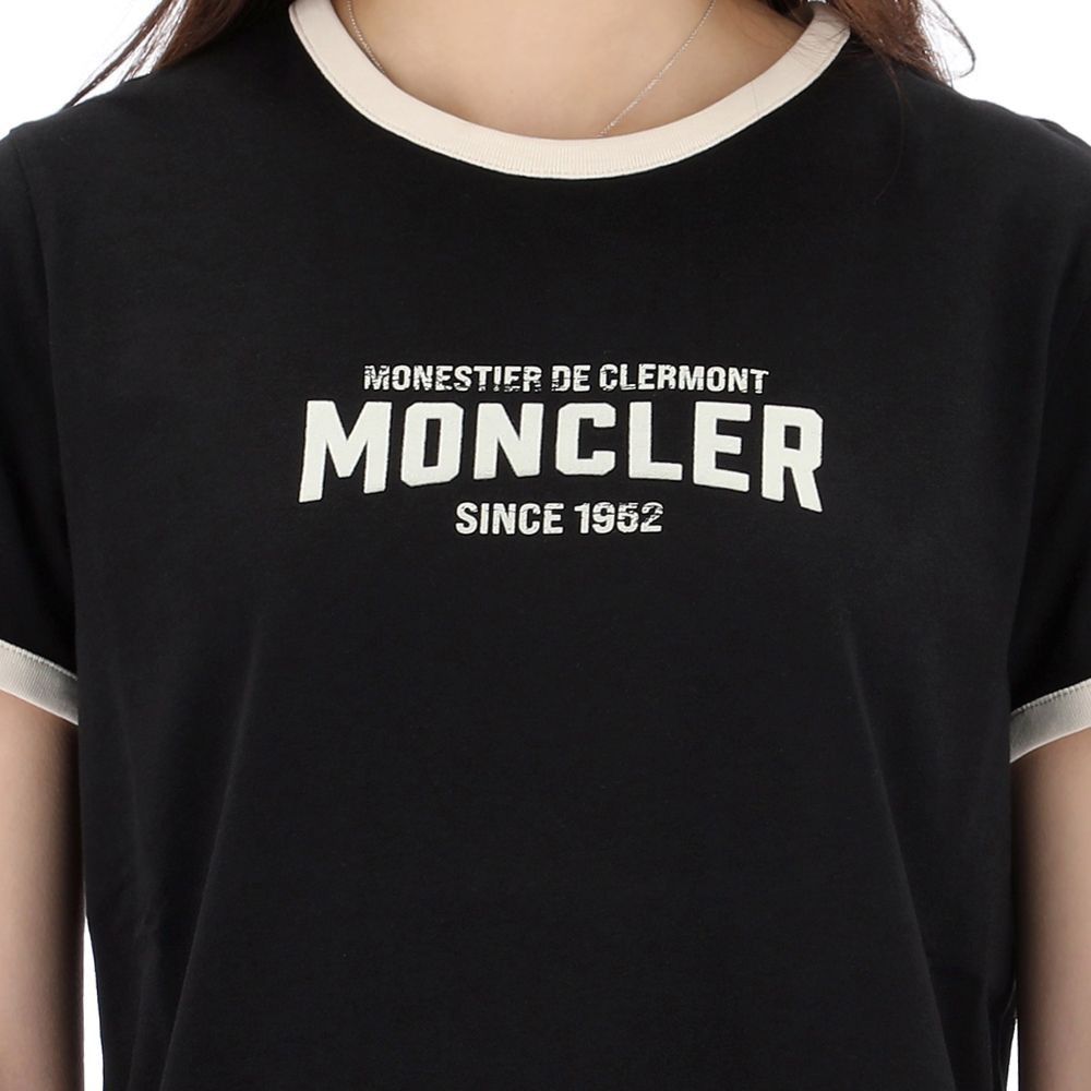 Moncler Contrast Logo T-Shirt Size S / US 4 / IT 40 - 3 Thumbnail