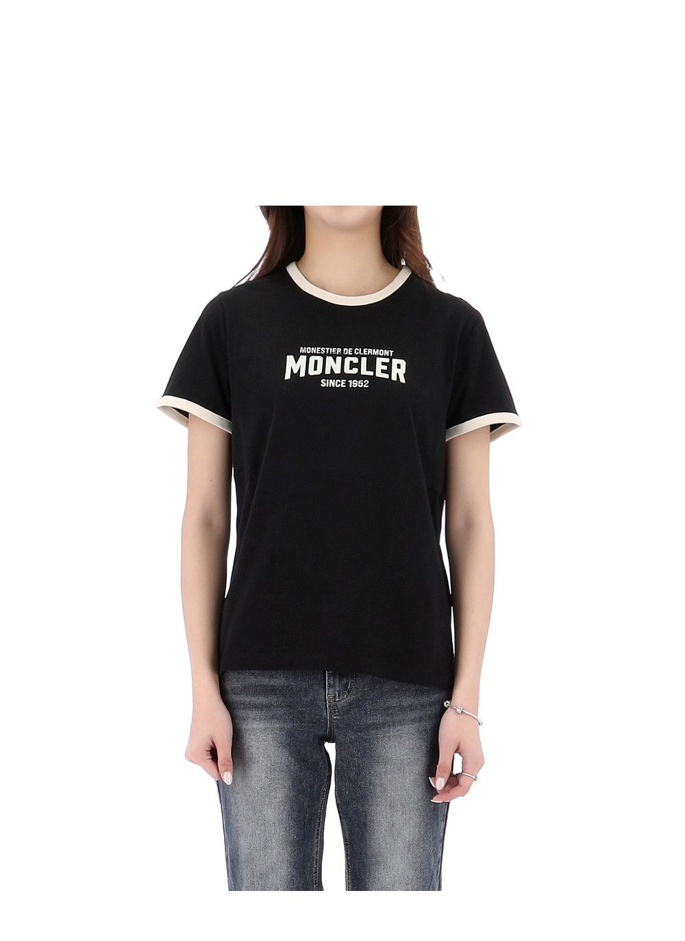 Moncler Contrast Logo T-Shirt Size S / US 4 / IT 40 - 6 Thumbnail