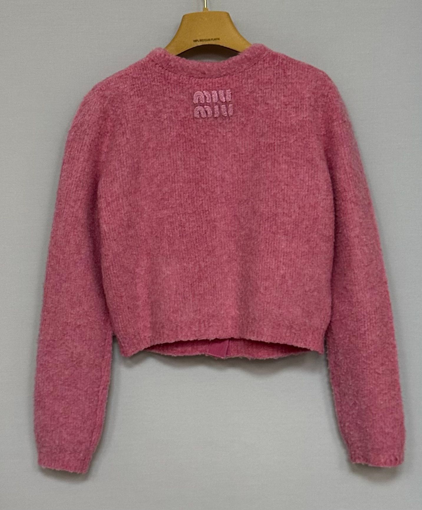 Miu Miu Boucle Crop Cardigan (SKU: Size M / US 6-8 / IT 42-44 - 2 Thumbnail