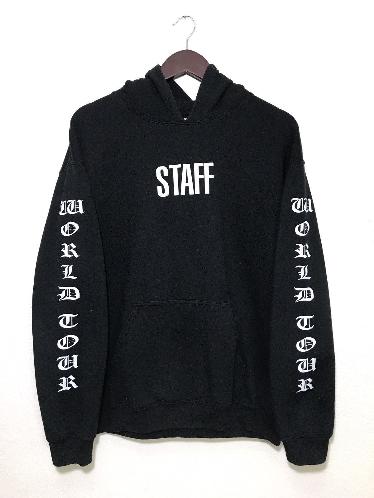 Gildan Justin Bieber Justin Bieber Purpose Tour Staff Hoodie Grailed