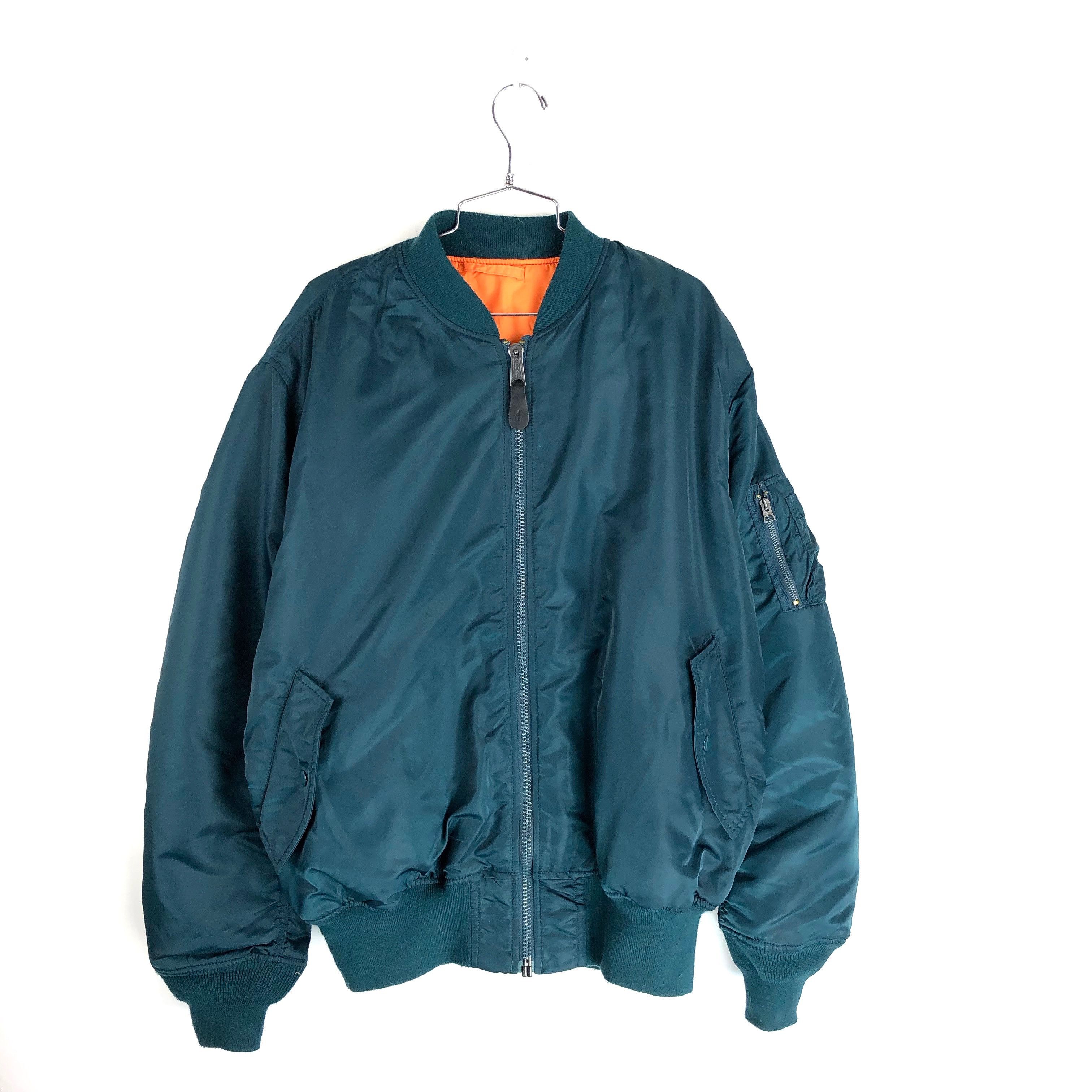 ALPHA MA-1リバーシブル　アルファ　ミリタリー XL ALPHA INDUSTRIES INC (アルファインダストリーズ) リバーシブル