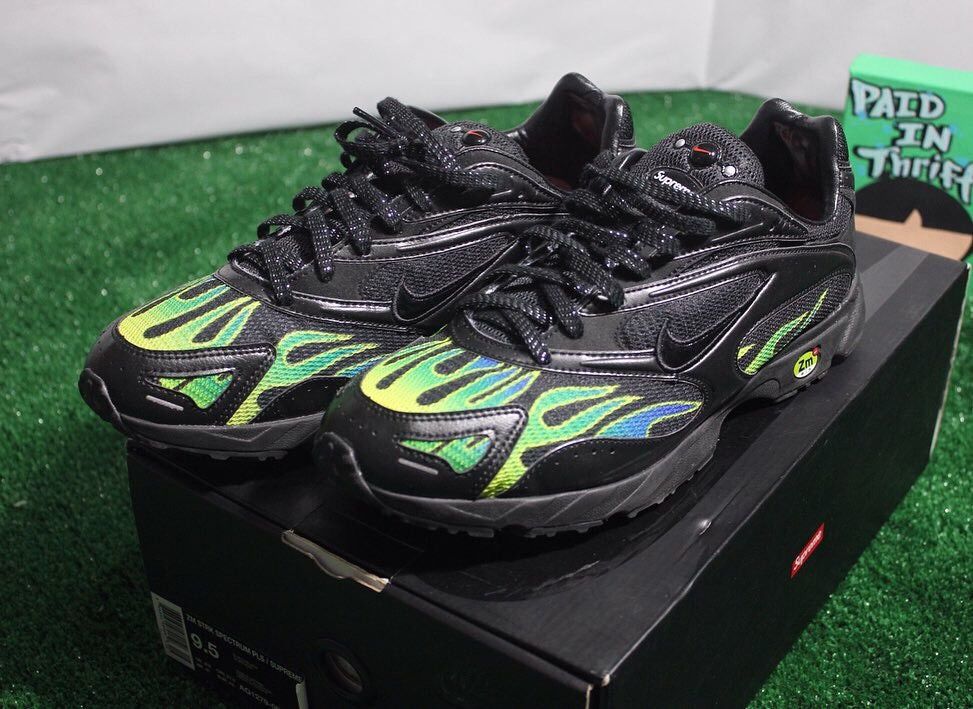 Nike Supreme X Zoom Streak Spectrum Plus Black Grailed