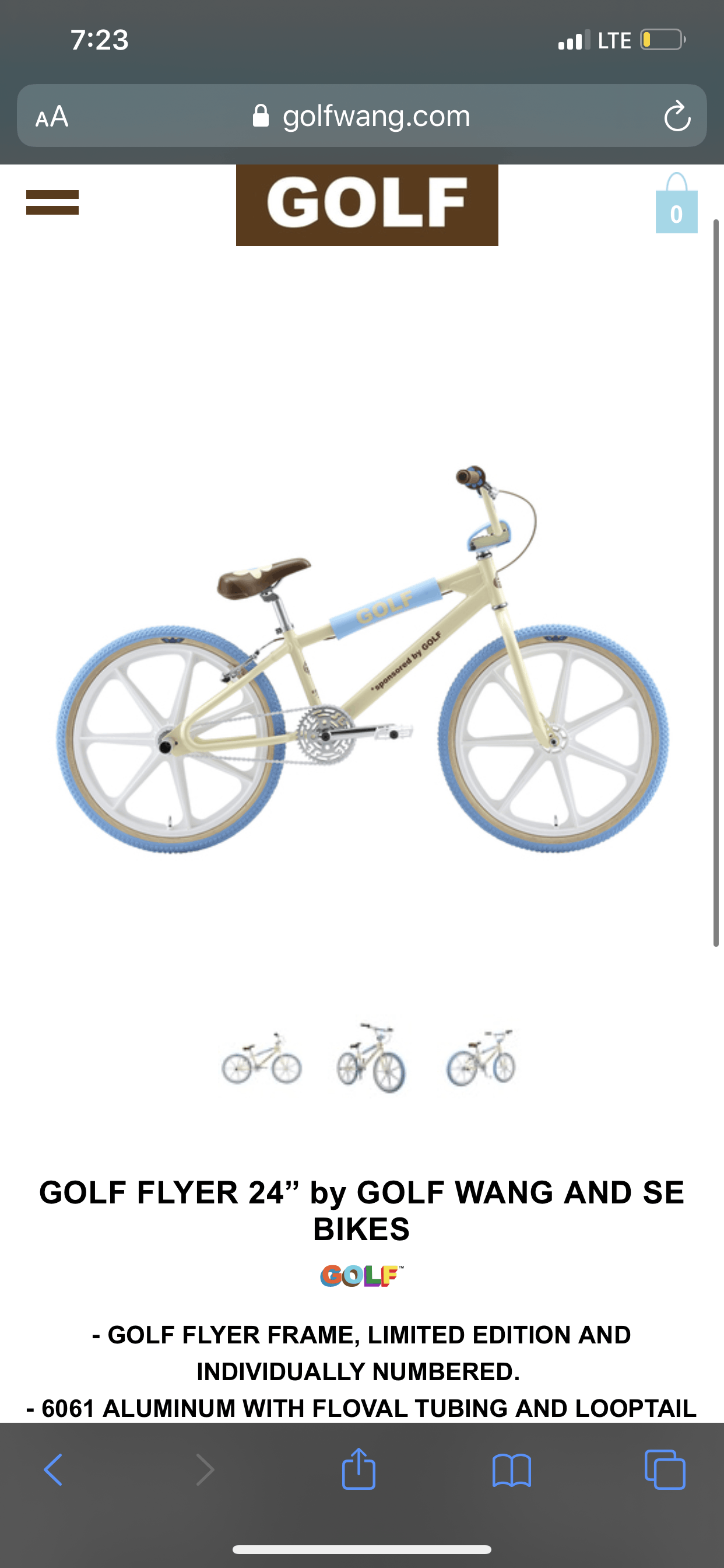 Golf best sale wang bike