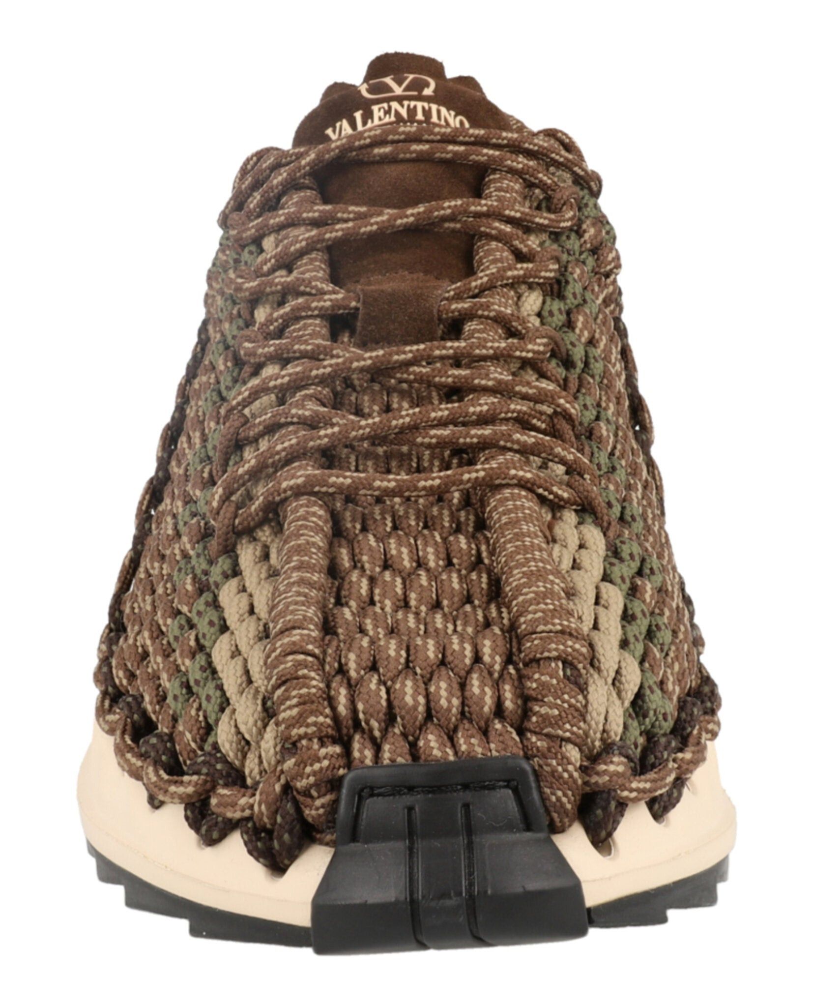 Valentino VLogo Suede Crochet Low-Top Sneakers Size US 10 / EU 43 - 4 Thumbnail
