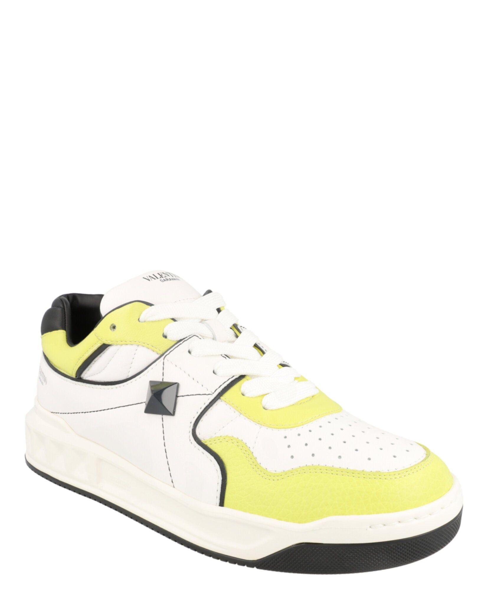 Valentino One Stud Leather Low-Top Sneakers Size US 9 / EU 42 - 2 Thumbnail
