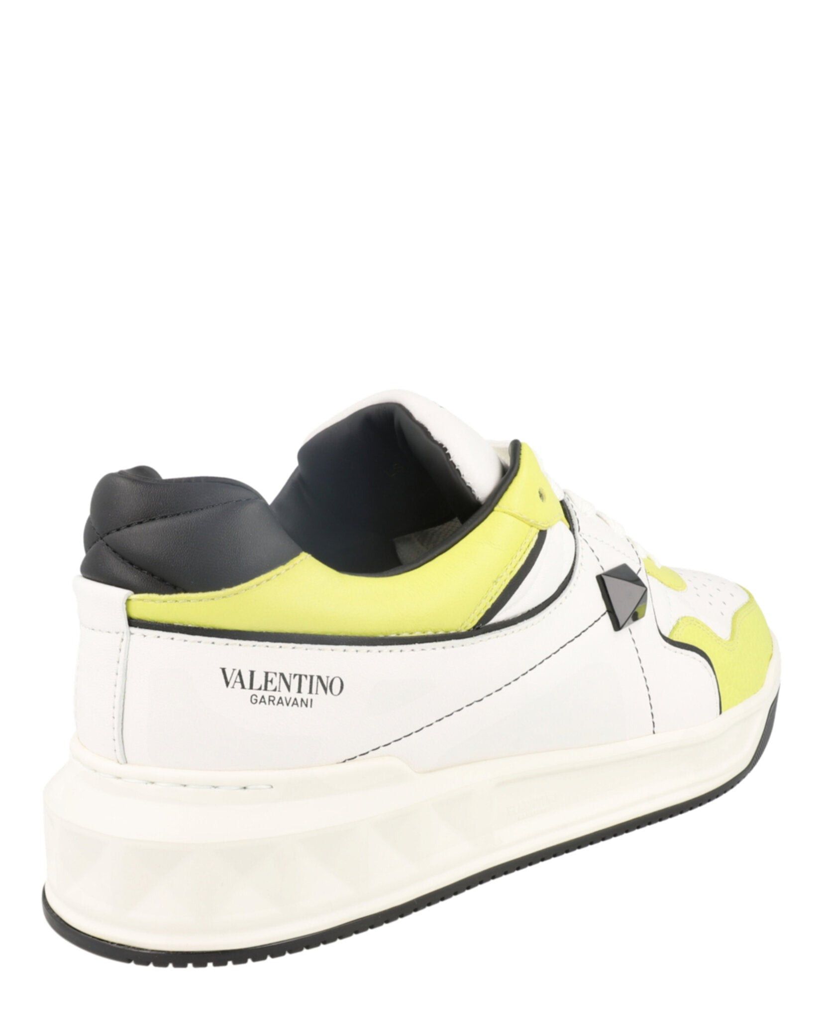 Valentino One Stud Leather Low-Top Sneakers Size US 9 / EU 42 - 3 Thumbnail