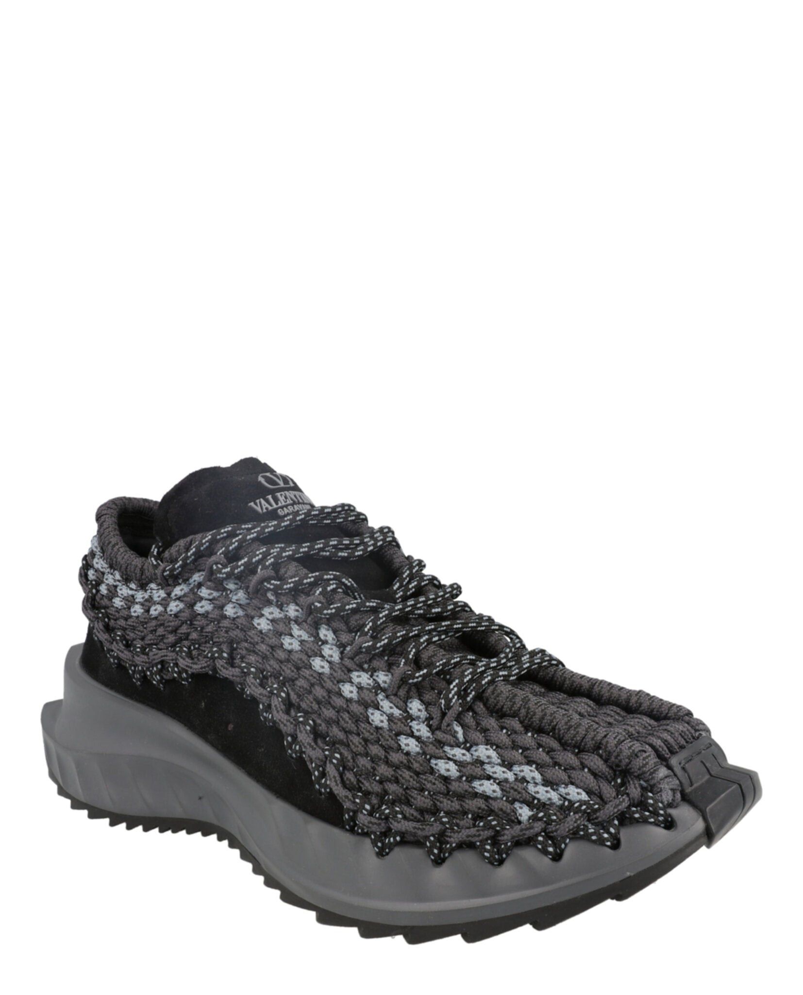 Valentino VLogo Suede Crochet Low-Top Sneakers Size US 9 / EU 42 - 2 Thumbnail