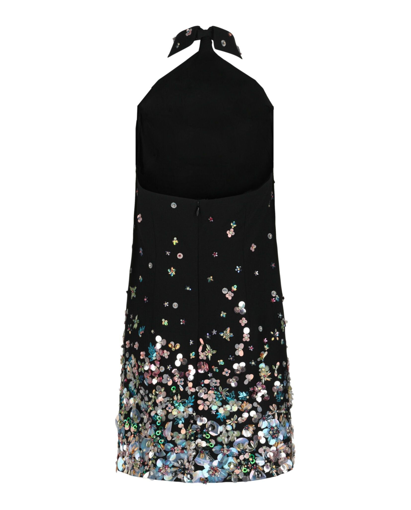 Valentino Sequin Halter Dress Size L / US 10 / IT 46 - 2 Thumbnail