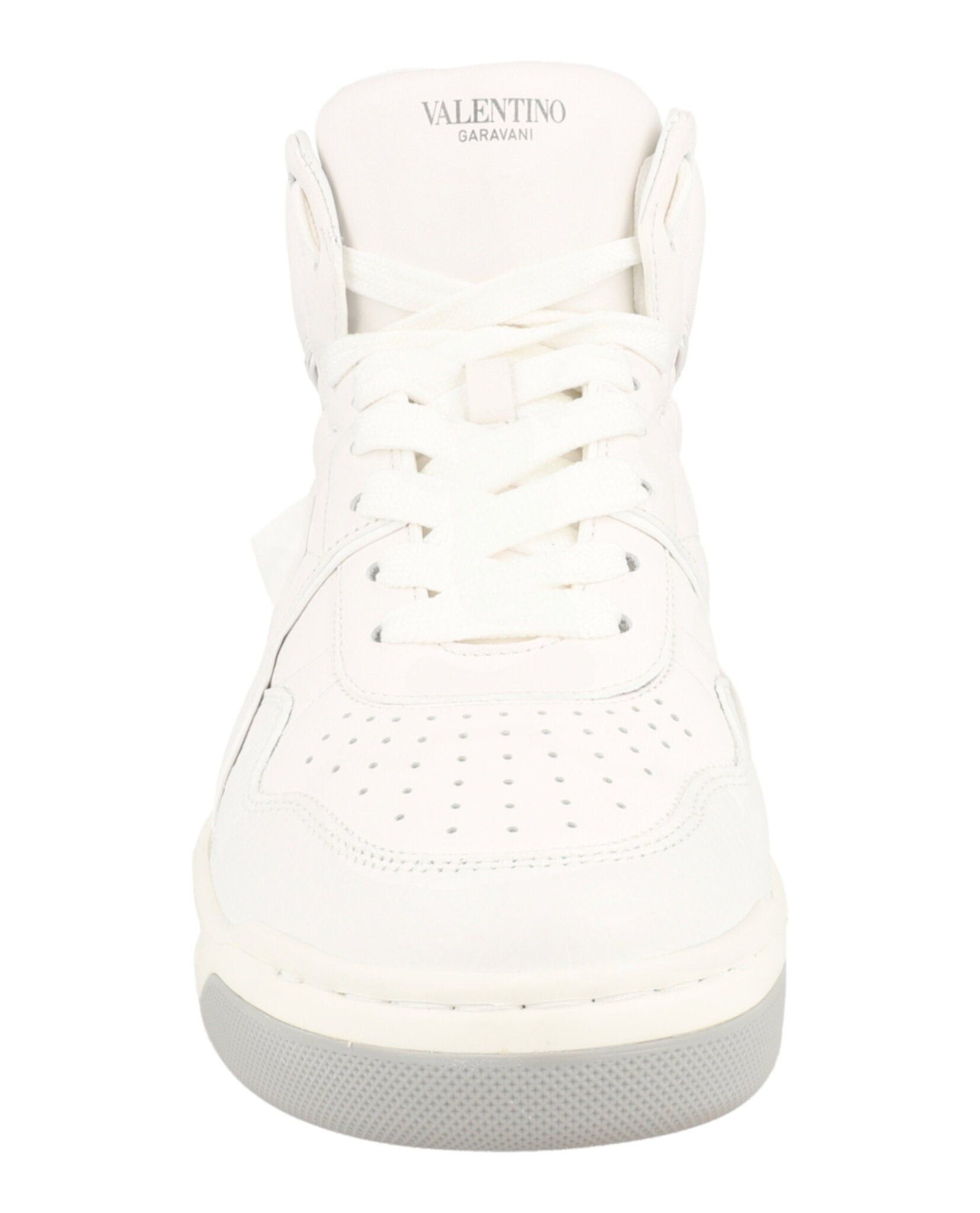 Valentino One Stud High-Top Leather Sneakers Size US 6 / EU 39 - 4 Thumbnail