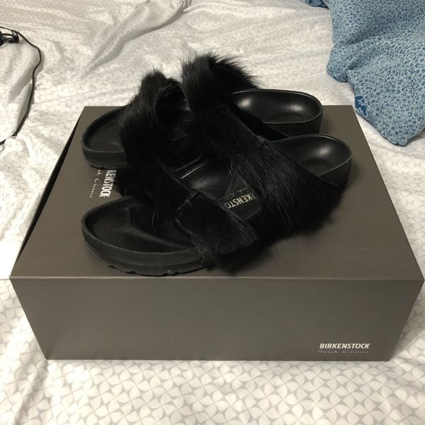 Rick Owens Rick Owens Birkenstock’s Pony Hair Black Grailed