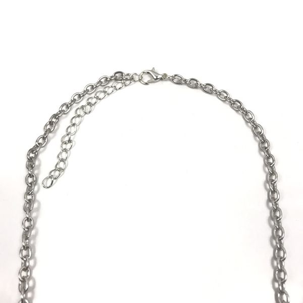 Vintage Silver Lock Eboy Necklace Cross Chain Size ONE SIZE - 5 Preview